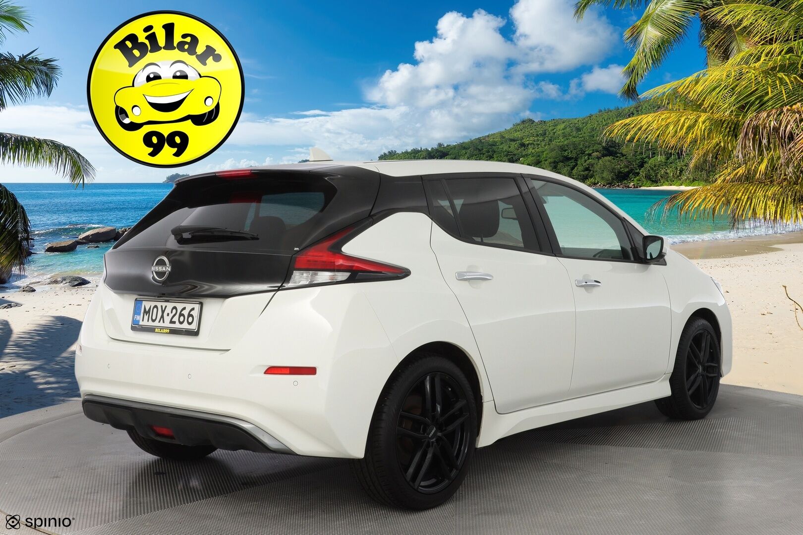 Nissan Leaf 2023 N-Connecta 40 kWh FI  / ACC / Blis / Keyless / 360 kamera / Navi / Ratinlämmitin - Suomi-auto / Kahdet alumiinivanteet renkailla! / Uusi tuulilasi vaihdettu 06/25!
