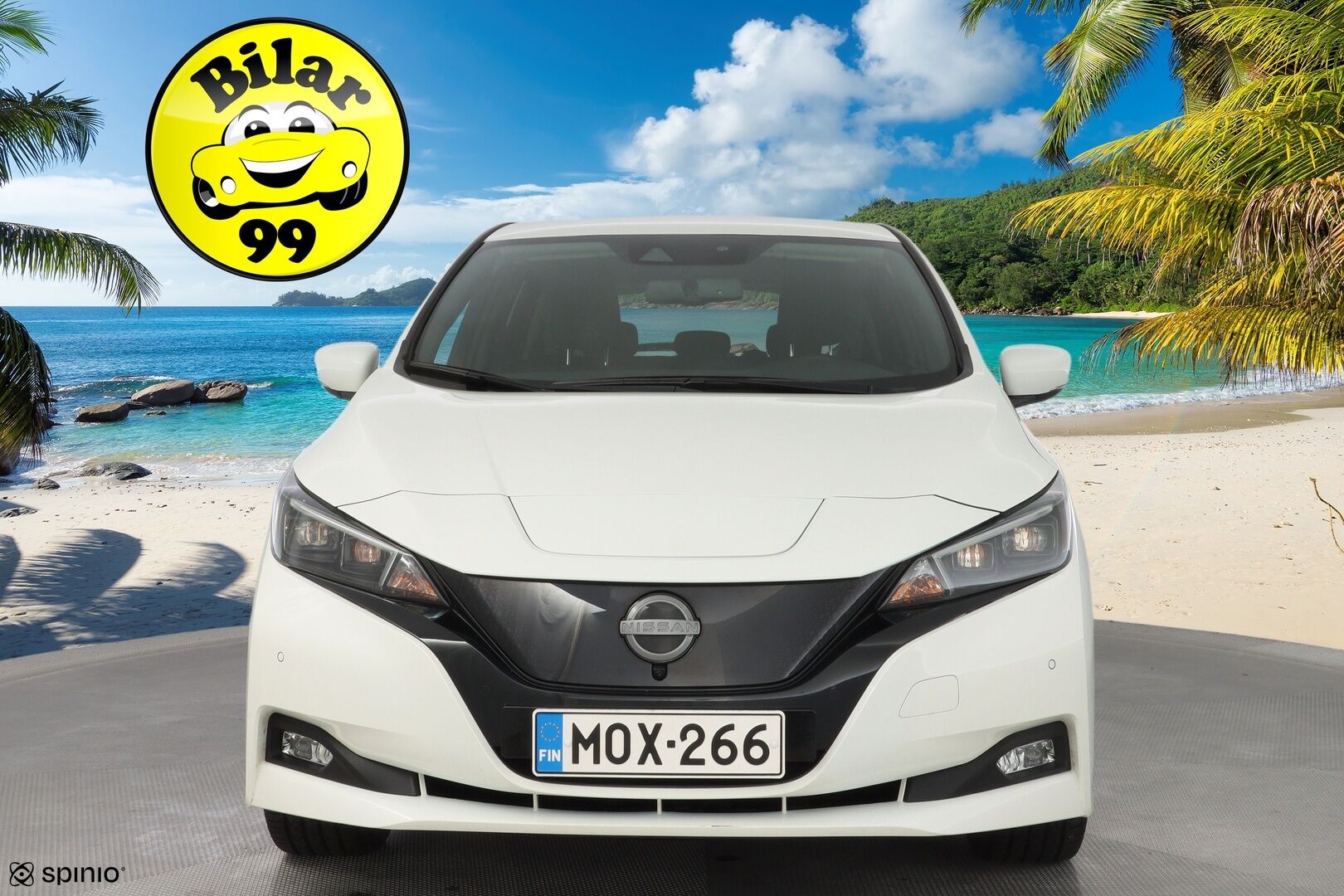 Nissan Leaf 2023 N-Connecta 40 kWh FI  / ACC / Blis / Keyless / 360 kamera / Navi / Ratinlämmitin - Suomi-auto / Kahdet alumiinivanteet renkailla! / Uusi tuulilasi vaihdettu 06/25!