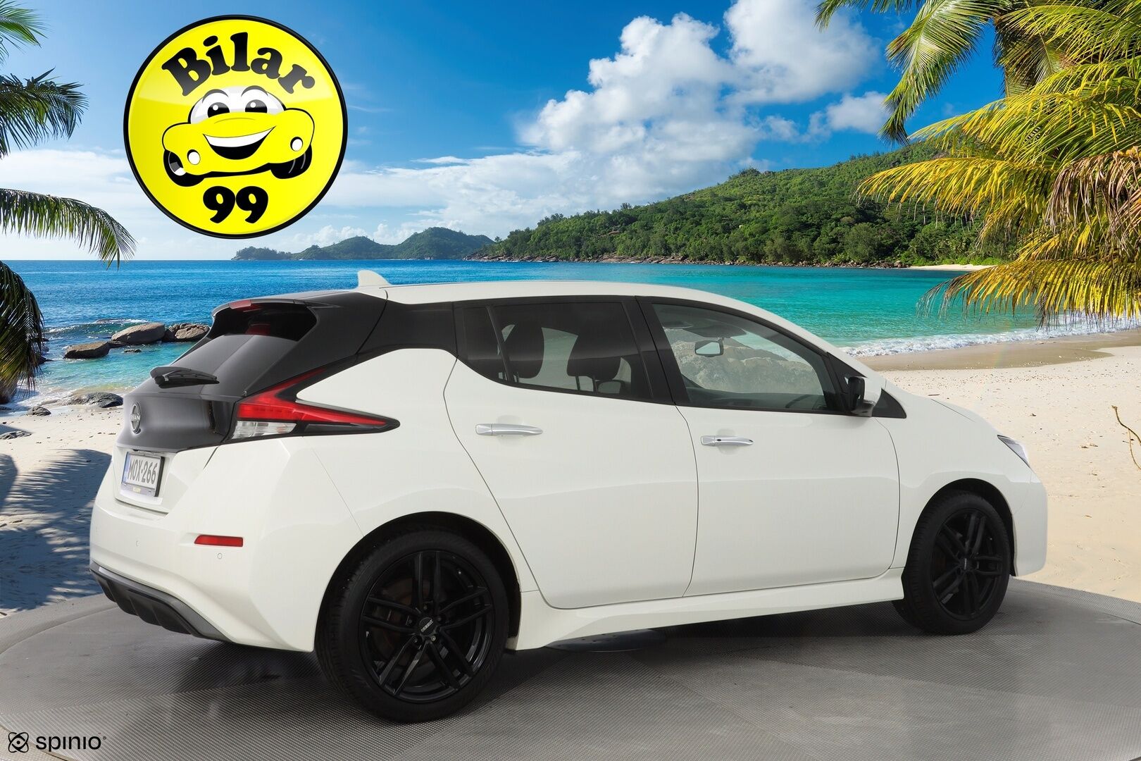 Nissan Leaf 2023 N-Connecta 40 kWh FI  / ACC / Blis / Keyless / 360 kamera / Navi / Ratinlämmitin - Suomi-auto / Kahdet alumiinivanteet renkailla! / Uusi tuulilasi vaihdettu 06/25!