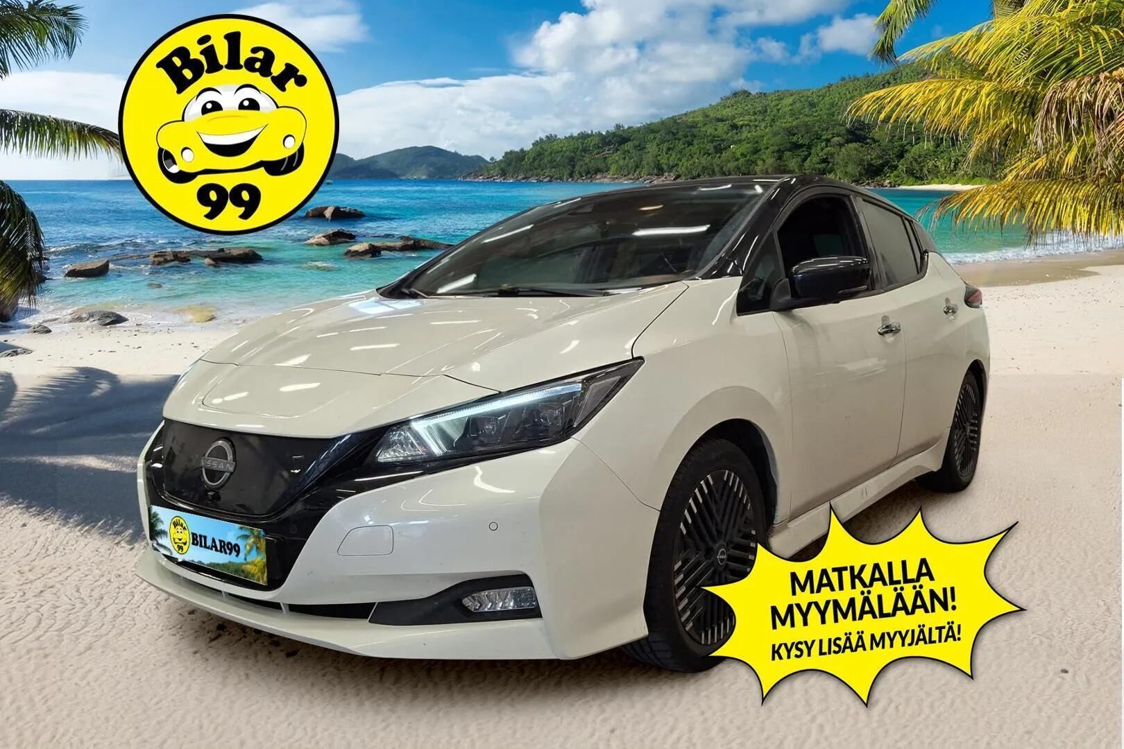 Nissan Leaf 2022 N-Connecta MY22 39 kWh LED FI - SOH 91,1 | 360° kamera | BLIS | Adaptiivinen vakkari | Lane/Side Assist | LED-valot | Keyless | Ratinlämmitys | 2x renkaat&vanteet |