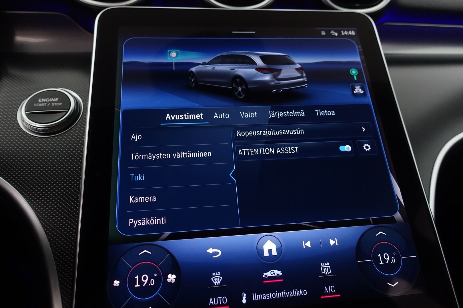 Mercedes-Benz C 2023 300 e T A Business - | Distronic Pro | Merkkihuollot! | P.kamera | IHC | Puolinahat | Koukku | Sähköluukku | Navi | 1.Om Suomi-auto | Kahdet renkaat aluvanteilla |
