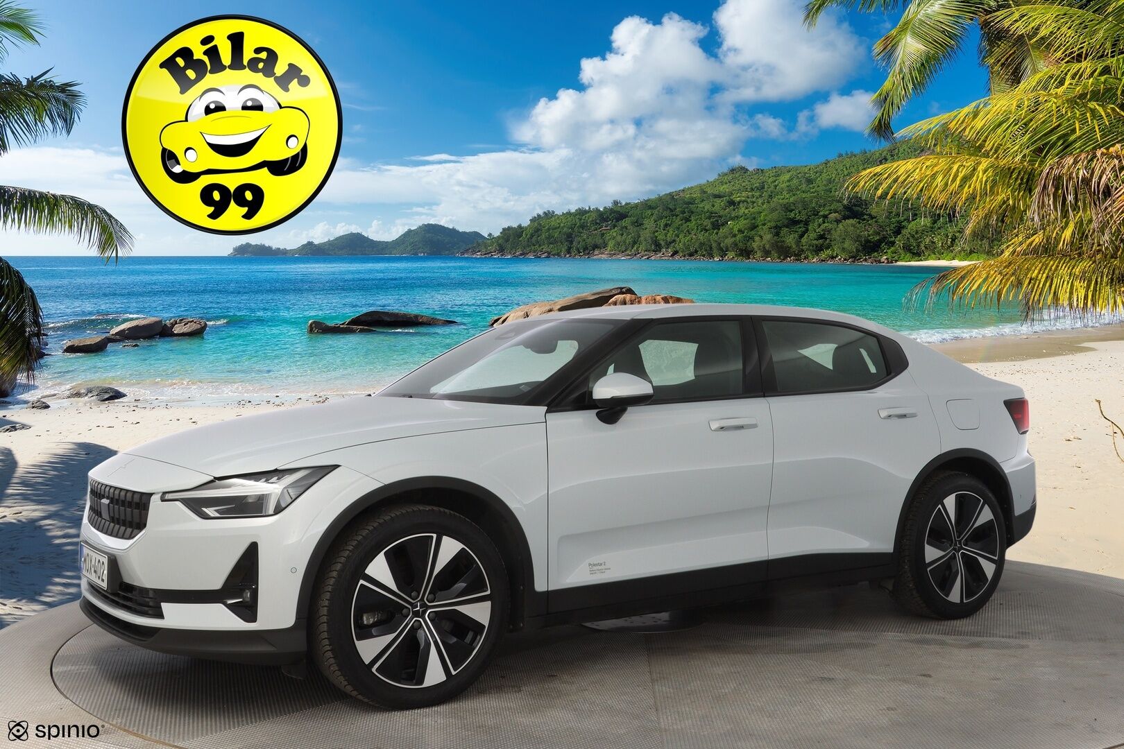 Polestar 2 2023 Standard Range Single Motor, 170kW, 69kWh * ACC / 360 Kamera / Lisälämmitin / Kuskinpenkki muistilla / Pilot assist * - Suomi-auto / SoH 94% / Pilot Lite