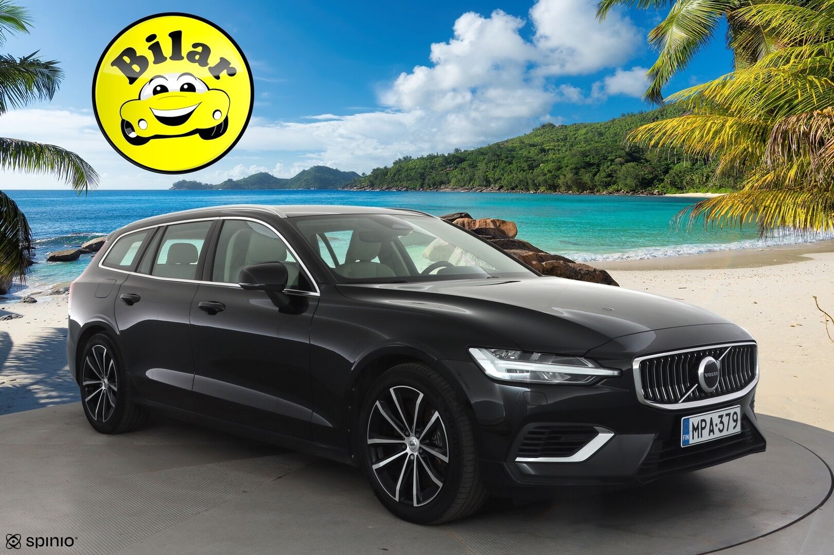 Volvo V60 2023 T6 AWD Long Range Plus Bright aut - | ACC | Koukku | Harman/Kardon | Sporttinahat muistilla | Full-LED Active | P.kamera | Pilot Assist | Keyless | Merkkihuollot | 1-om suomiauto | 