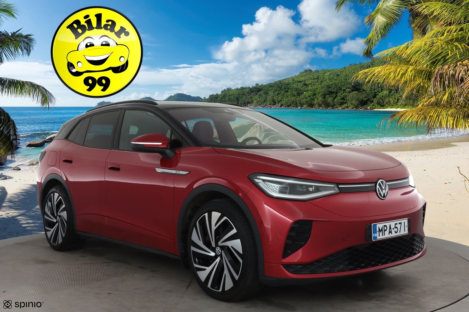 Volkswagen ID.4 2022 ID.4 GTX 220 KW **Lämpöpumppu / Koukku / Adapt.Vakkari / Matrix-LED / P.kamera / Navi / Kaistavahti / KeylessGO*' - Akku kuntotarkastettu / Merkkihuollettu!