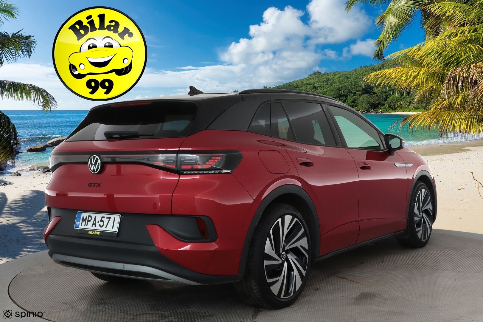 Volkswagen ID.4 2022 ID.4 GTX 220 KW **Lämpöpumppu / Koukku / Adapt.Vakkari / Matrix-LED / P.kamera / Navi / Kaistavahti / KeylessGO*' - Akku kuntotarkastettu / Merkkihuollettu!
