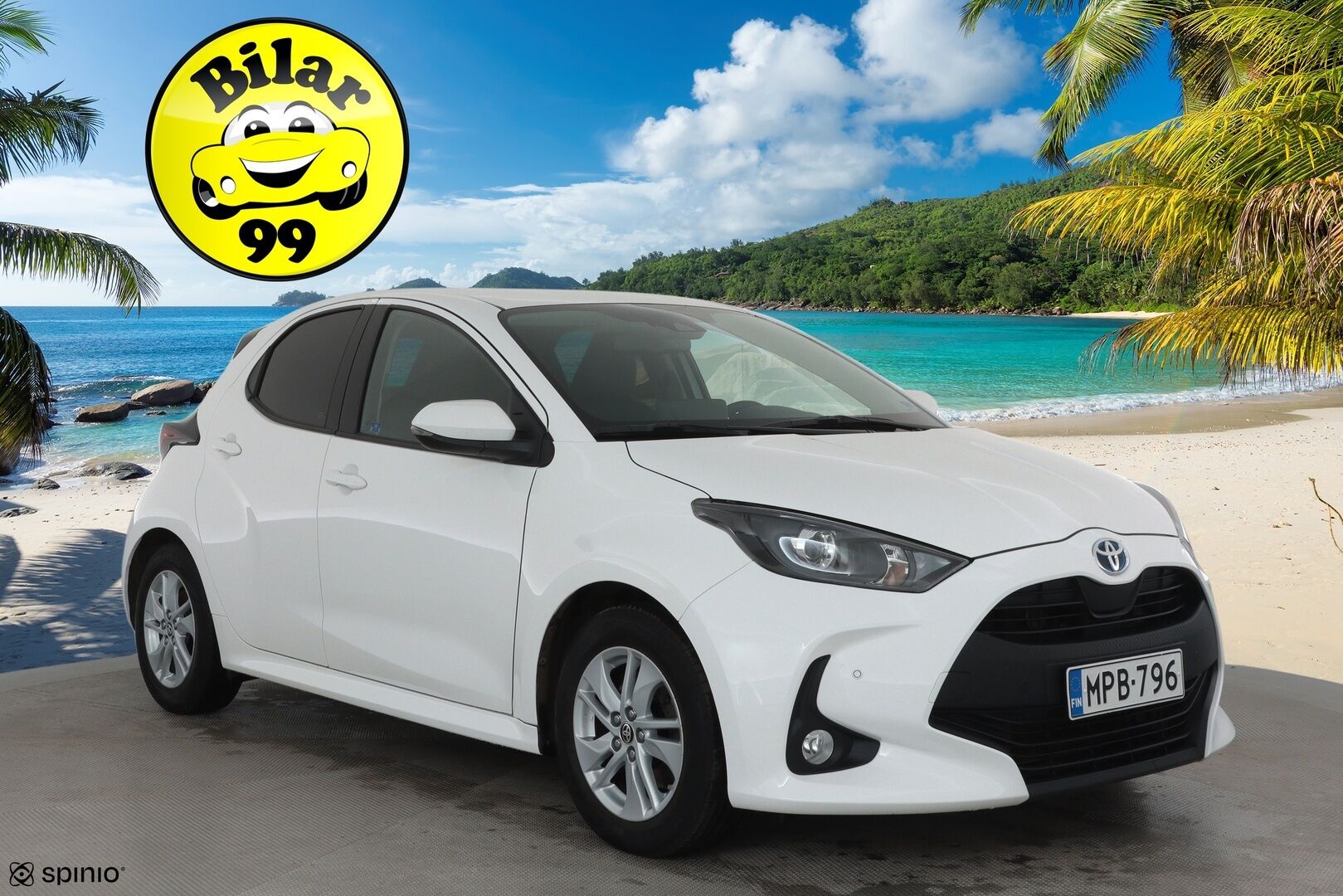 Toyota Yaris 2023 1,5 Hybrid Active Business *ACC / P.kamera / Navi / KeylessGo / Apple&Android / Ratinlämmitin* - 1.Om Suomi-auto / Kahdet renkaat aluvanteilla / Merkkihuollettu