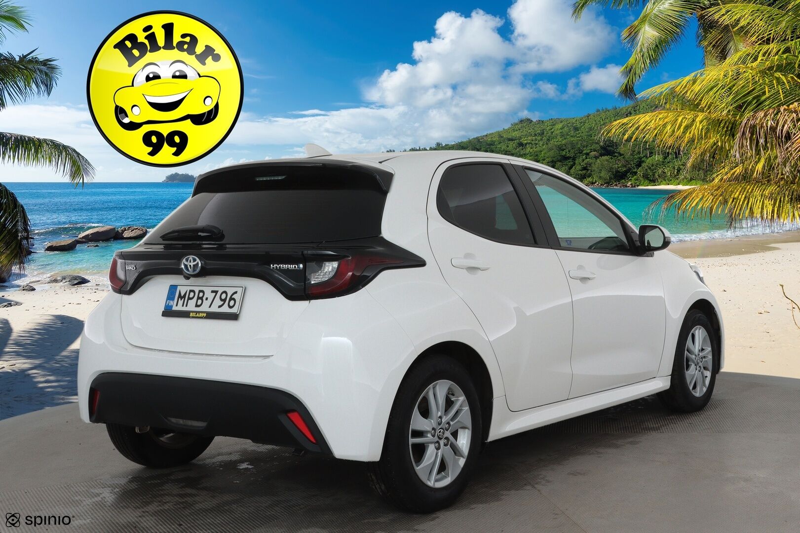 Toyota Yaris 2023 1,5 Hybrid Active Business *ACC / P.kamera / Navi / KeylessGo / Apple&Android / Ratinlämmitin* - 1.Om Suomi-auto / Kahdet renkaat aluvanteilla / Merkkihuollettu