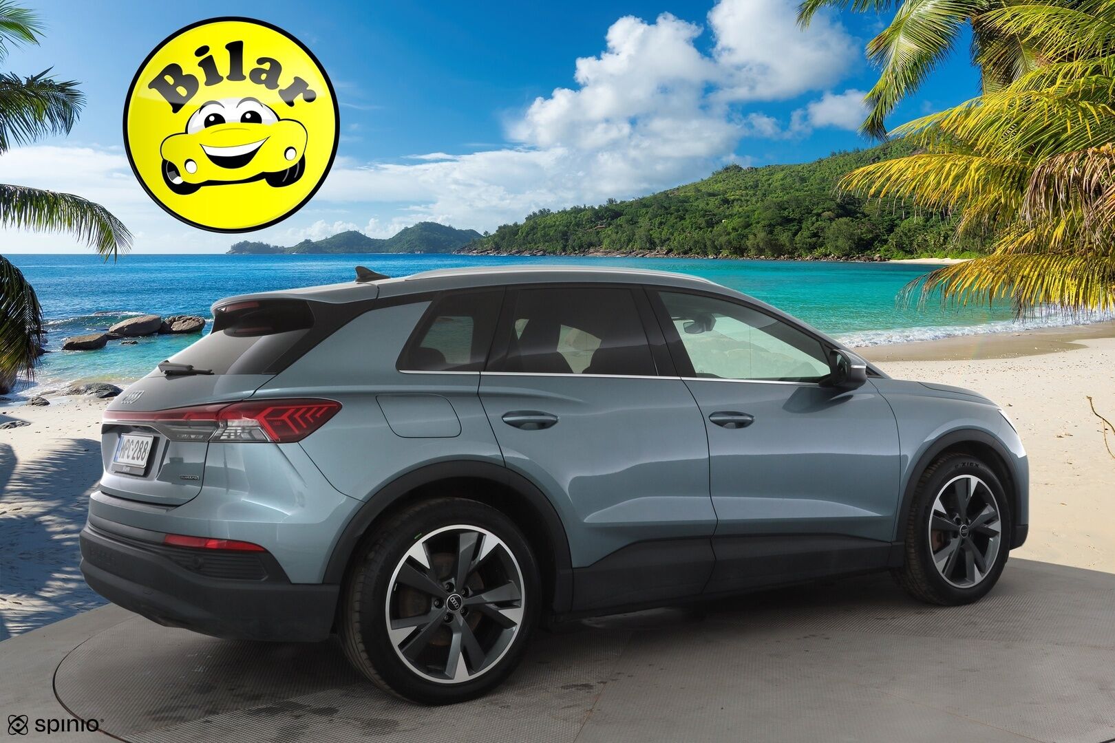 Audi Q4 e-tron 2023 SUV 45 e-tron quattro - | ILP | ACC | LED | P.kamera | Sporttipenkit | Navi | Kaistavahti | Keyless | Digimittaristo | Apple&Android | 1-om Suomi-auto | 2x Latauskaapelit | Kahdet renkaat | Merkkihuollot |