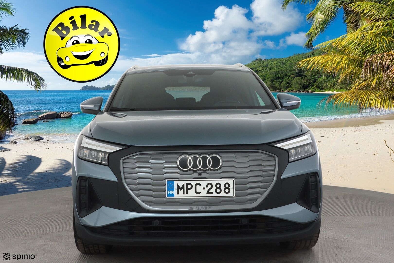 Audi Q4 e-tron 2023 SUV 45 e-tron quattro - | ILP | ACC | LED | P.kamera | Sporttipenkit | Navi | Kaistavahti | Keyless | Digimittaristo | Apple&Android | 1-om Suomi-auto | 2x Latauskaapelit | Kahdet renkaat | Merkkihuollot |