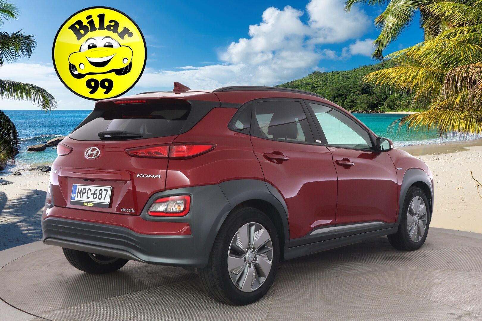 HYUNDAI KONA 2021 EV 64 kWh Premium - Adapt. Vakkari / HUD / P-kamera / Ilmastoidut Sähkönahat / KRELL / Kaistavahti / Ratinlämmitin / 2x renkaat / BLIS / KeylessGo