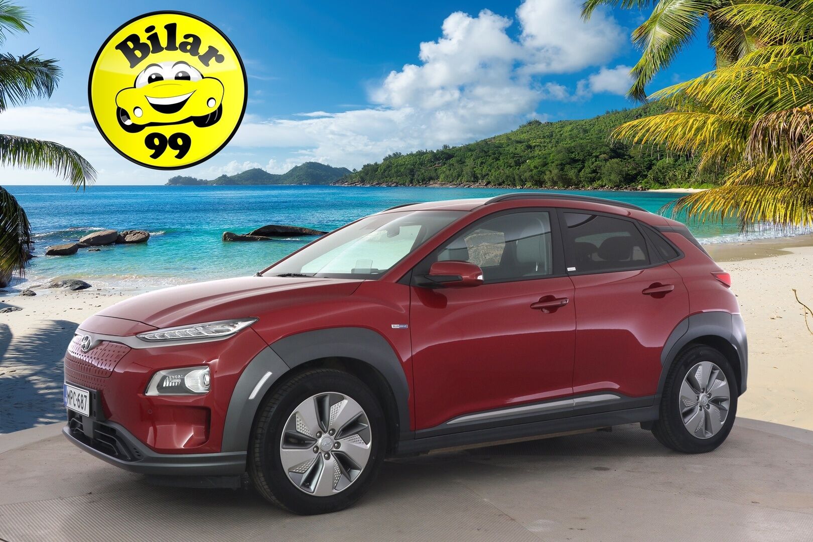 HYUNDAI KONA 2021 EV 64 kWh Premium - Adapt. Vakkari / HUD / P-kamera / Ilmastoidut Sähkönahat / KRELL / Kaistavahti / Ratinlämmitin / 2x renkaat / BLIS / KeylessGo