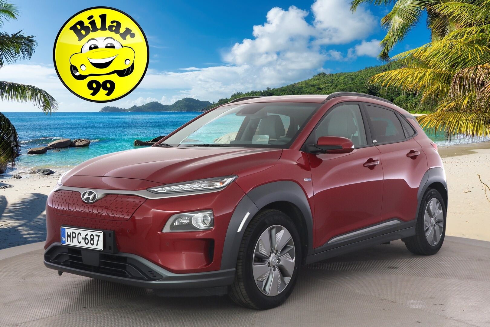 HYUNDAI KONA 2021 EV 64 kWh Premium - Adapt. Vakkari / HUD / P-kamera / Ilmastoidut Sähkönahat / KRELL / Kaistavahti / Ratinlämmitin / 2x renkaat / BLIS / KeylessGo