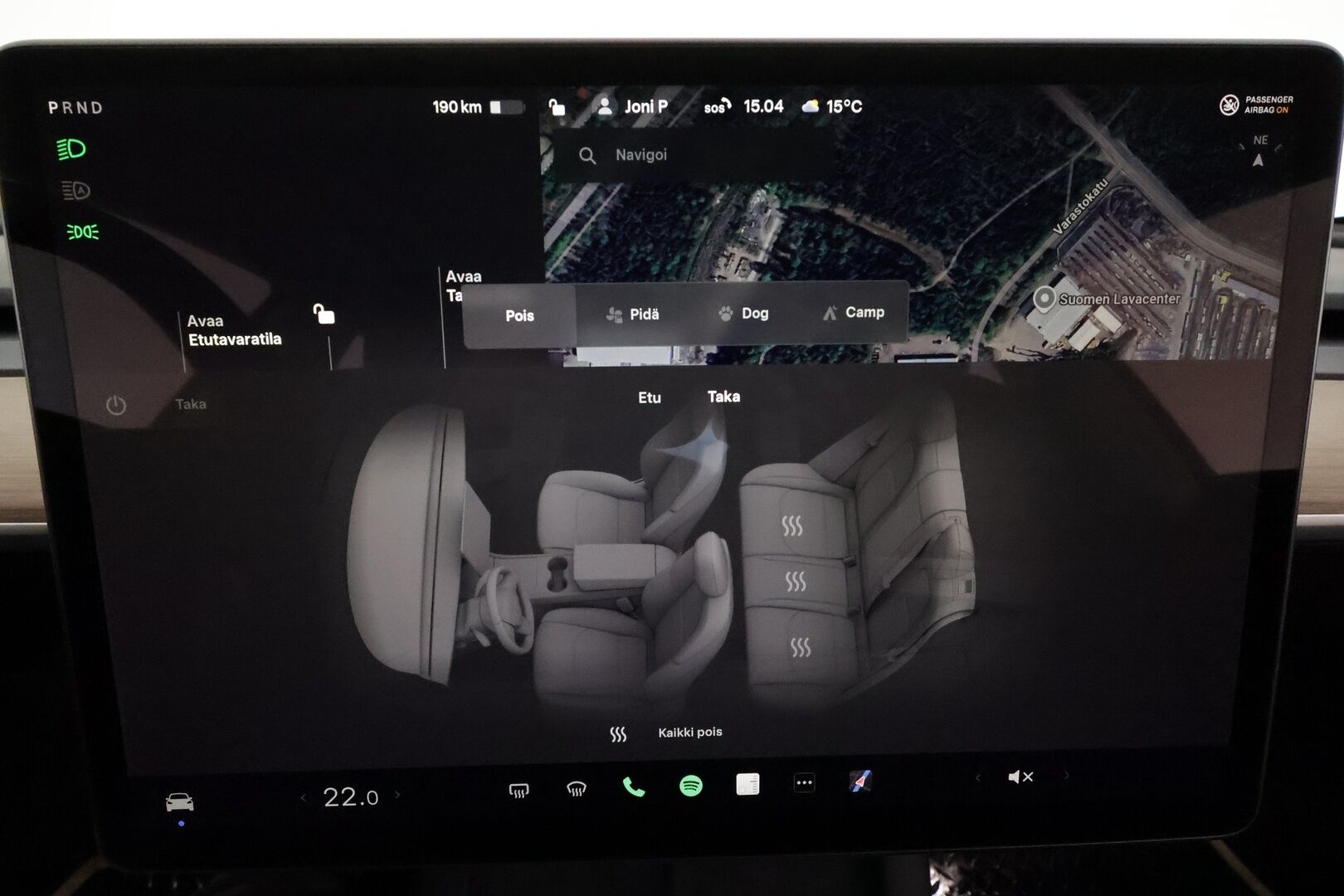 Tesla Model 3 2022 Long Range Dual motor AWD **Lasikatto / Mustat nahat / Lämpöpumppu / Matrix LED / Premium Audio** - 3,99 % KORKOTARJOUS TÄHÄN AUTOON 31.8. ASTI! - Kahdet renkaat aluvanteilla