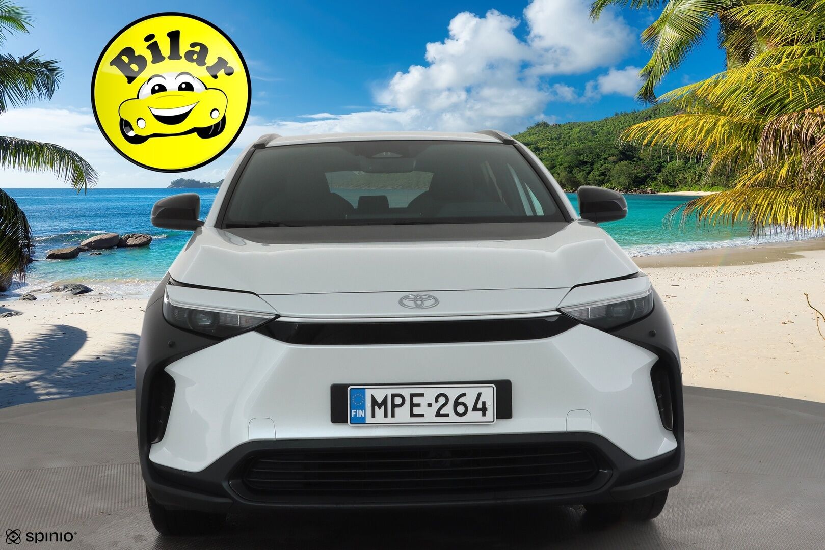 Toyota bZ4X 2023 Active AWD - | ACC | ILP | Koukku | P.kamera | Keyless | Kaista-avustin | Lämm. ratti | Lämm. tuulilasi | Navi | Apple & Android | Merkkihuollot | 2x renkaat aluin |