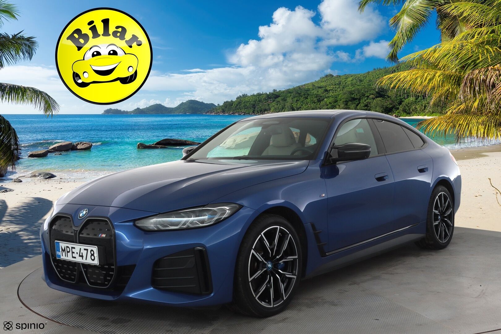 BMW I4 M50 2024 M50 Super Charged - | ACC | Lisälämmitin | Koukku | Laser Light | H/K | Lasikattoluukku | HÙD | Widescreen | Muistipenkki | Comfort Access | Apple&Android | 1.Om suomi-auto | Kahdet Renkaat | Merkkihuollettu |