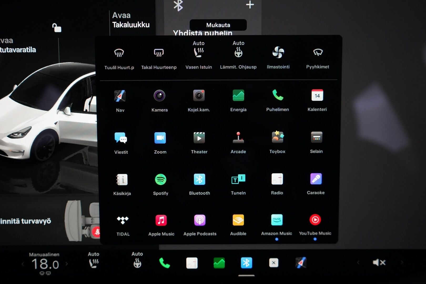Tesla Model Y 2022 Long Range - 3,99 % KORKOTARJOUS TÄHÄN AUTOON - Ryzen / Panorama / ACC / Kahdet renkaat / Kamera