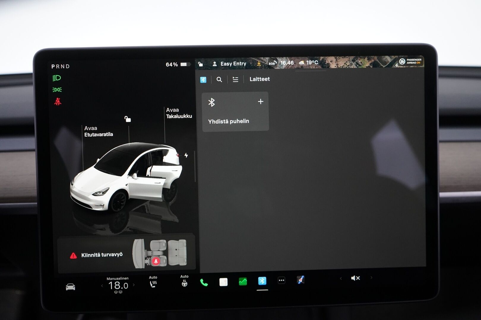 Tesla Model Y 2022 Long Range - 3,99 % KORKOTARJOUS TÄHÄN AUTOON - Ryzen / Panorama / ACC / Kahdet renkaat / Kamera