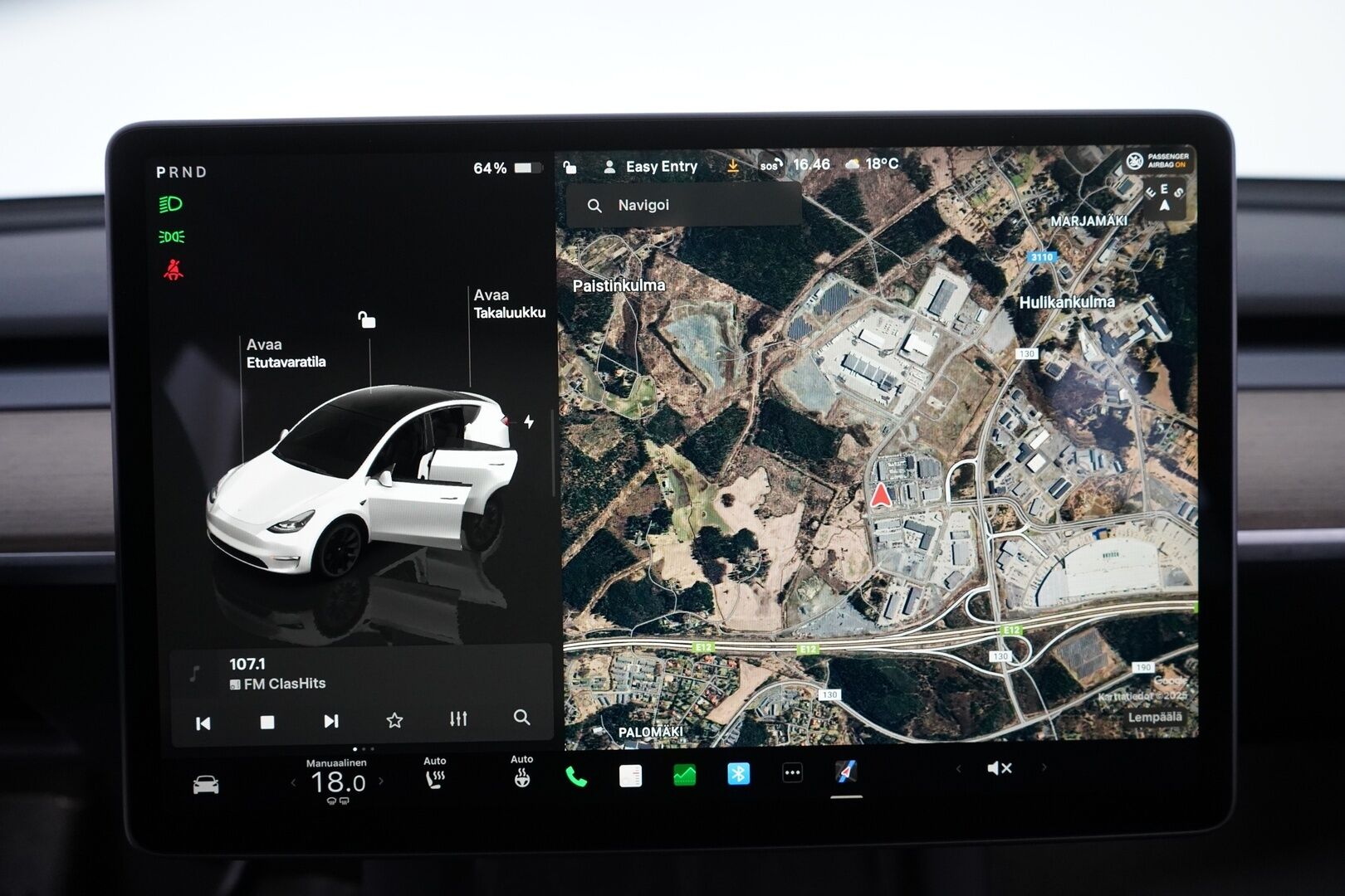 Tesla Model Y 2022 Long Range - 3,99 % KORKOTARJOUS TÄHÄN AUTOON - Ryzen / Panorama / ACC / Kahdet renkaat / Kamera