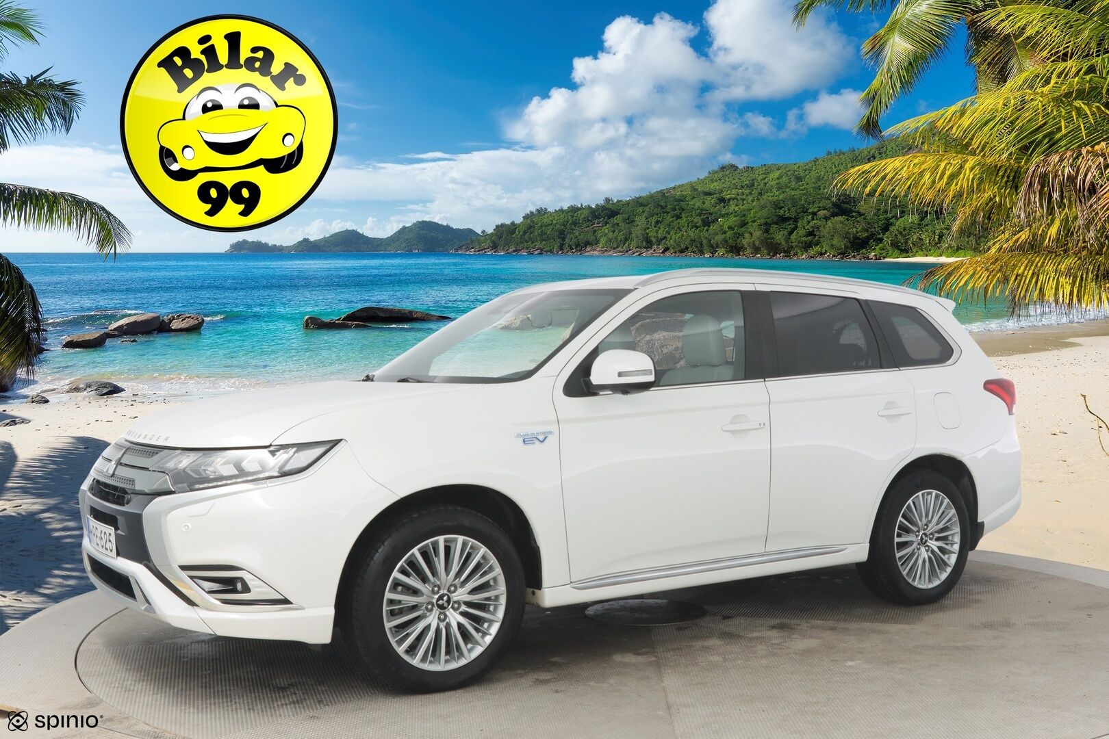 Mitsubishi Outlander 2019 13.8 kWh Business 4WD (224hp) **ACC / Vaaleat nahat / 360° / Rockford- Äänet / Koukku** - Huollot / Kahdet renkaat vanteineen 