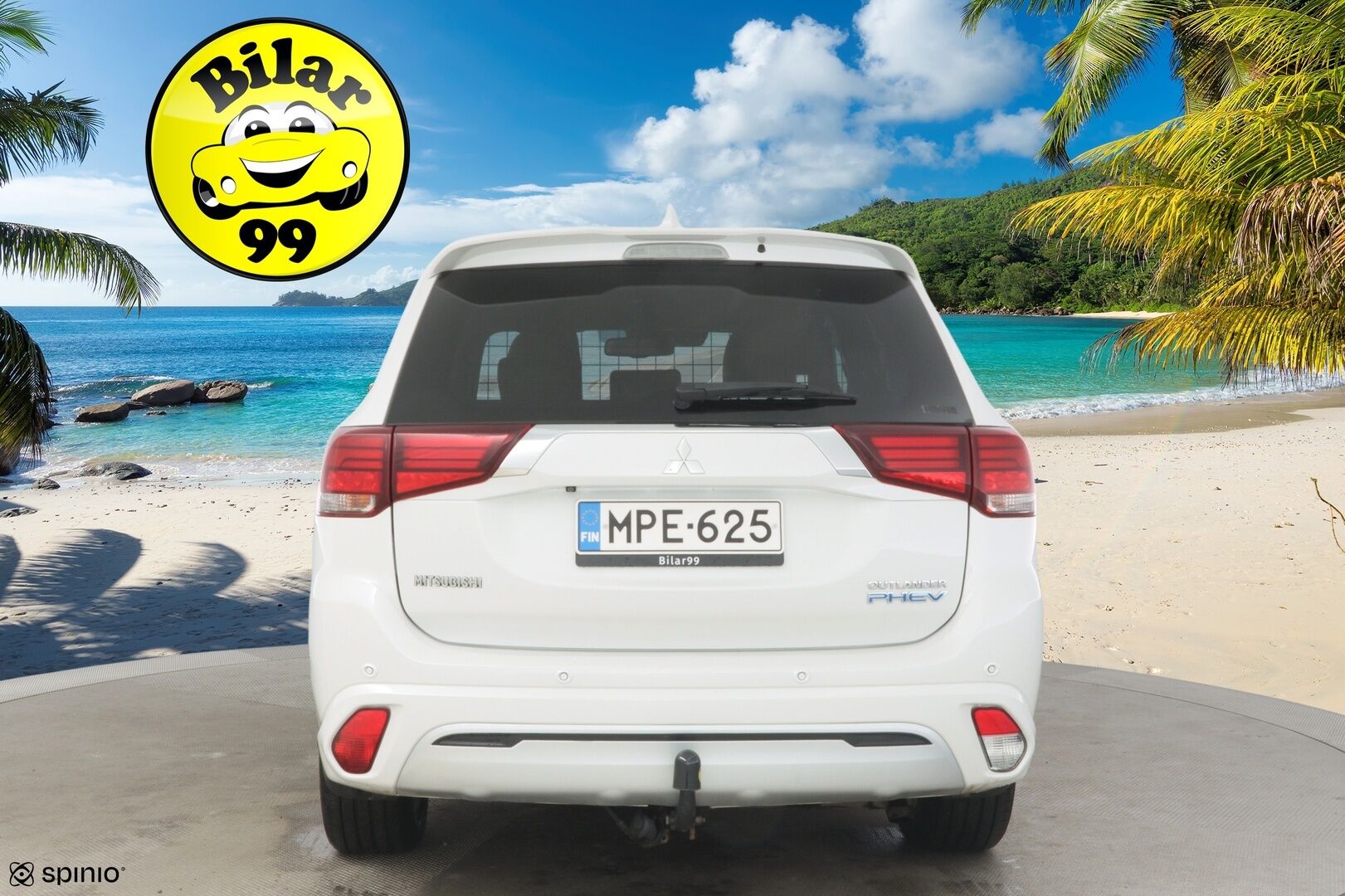 Mitsubishi Outlander 2019 13.8 kWh Business 4WD (224hp) **ACC / Vaaleat nahat / 360° / Rockford- Äänet / Koukku** - Huollot / Kahdet renkaat vanteineen 