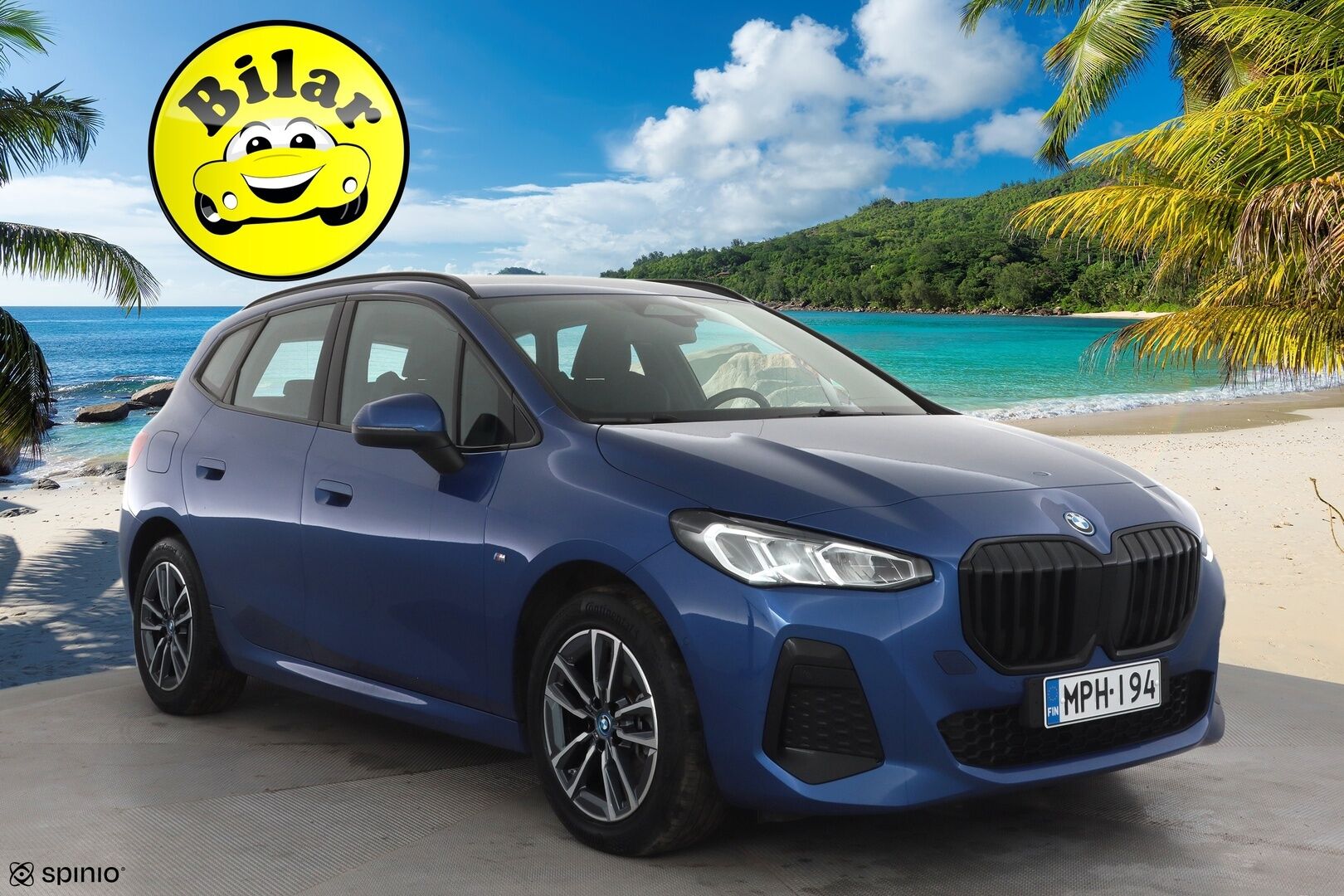 BMW 225 2023 U06 Active Tourer 225e xDrive Charged Edition - Widescreen | LED | Kamera | Sporttipenkit | Kaistavahti | Navi | Lisälämmitin | 1-om Suomi-auto | M-Sport sisä- ja ulkopaketti | Kahdet renkaat BMW alumiinivanteilla | Merkkihuollettu | SOH 94.4%