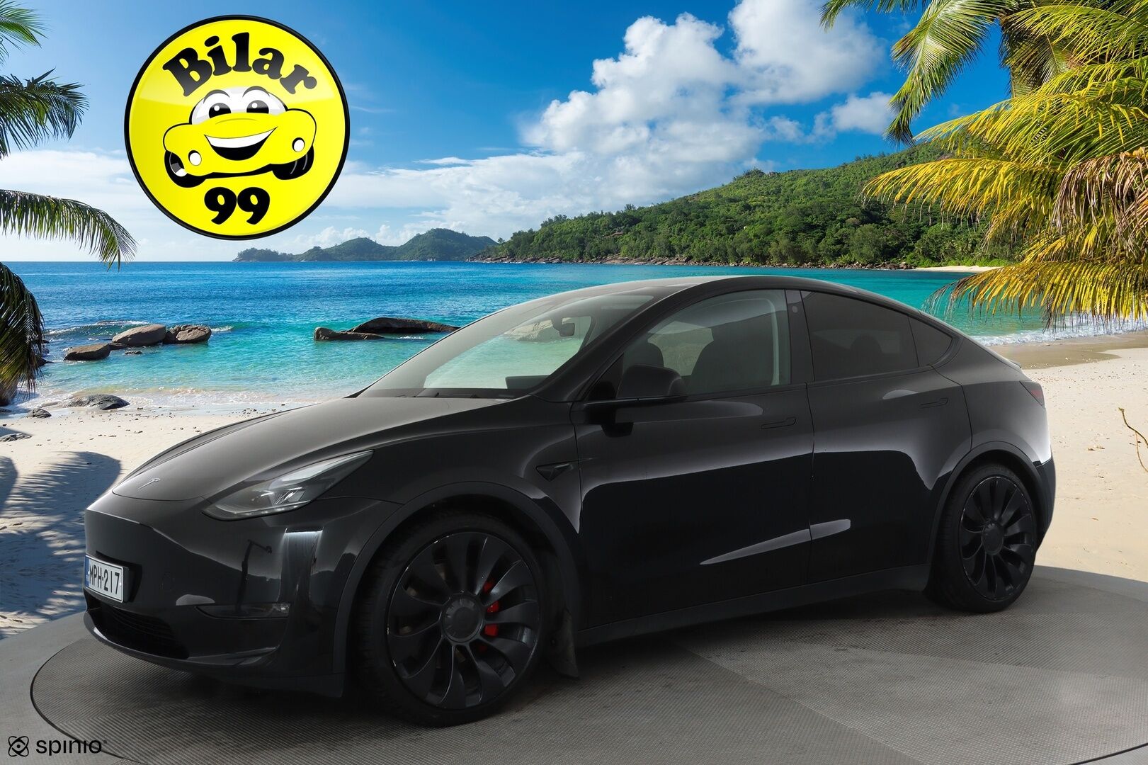 Tesla Model Y 2022 Performance **Koukku / Lasikatto / Lämpöpumppu / ACC / Matrix-LED / P.Kamera / Premium Audio / Muistipenkki / Navi** - 2x Latauskaapelit / Kahdet Renkaat