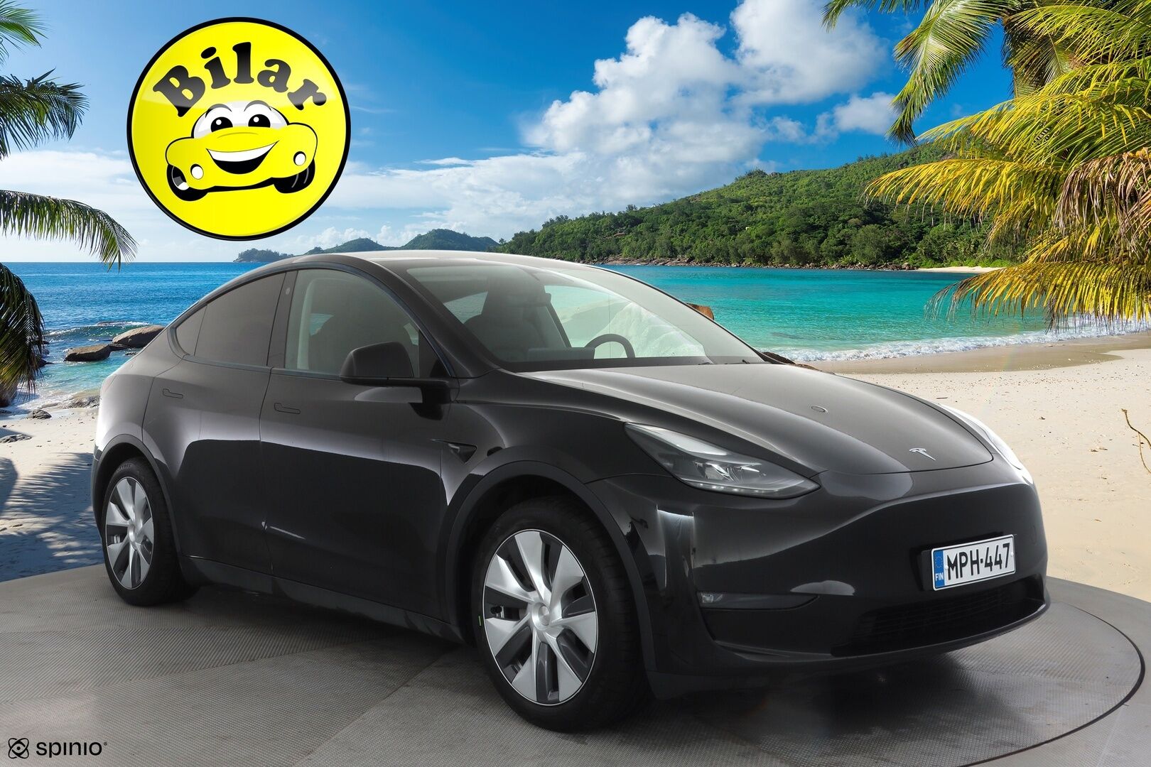 Tesla Model Y 2023 Long Range - | ACC | ILP | Koukku | Ryzen | Matrix | Premium Audio | Lasikatto | Muistipenkki | Nahat | P.kamera | 1-om suomiauto | 2x renkaat aluin |