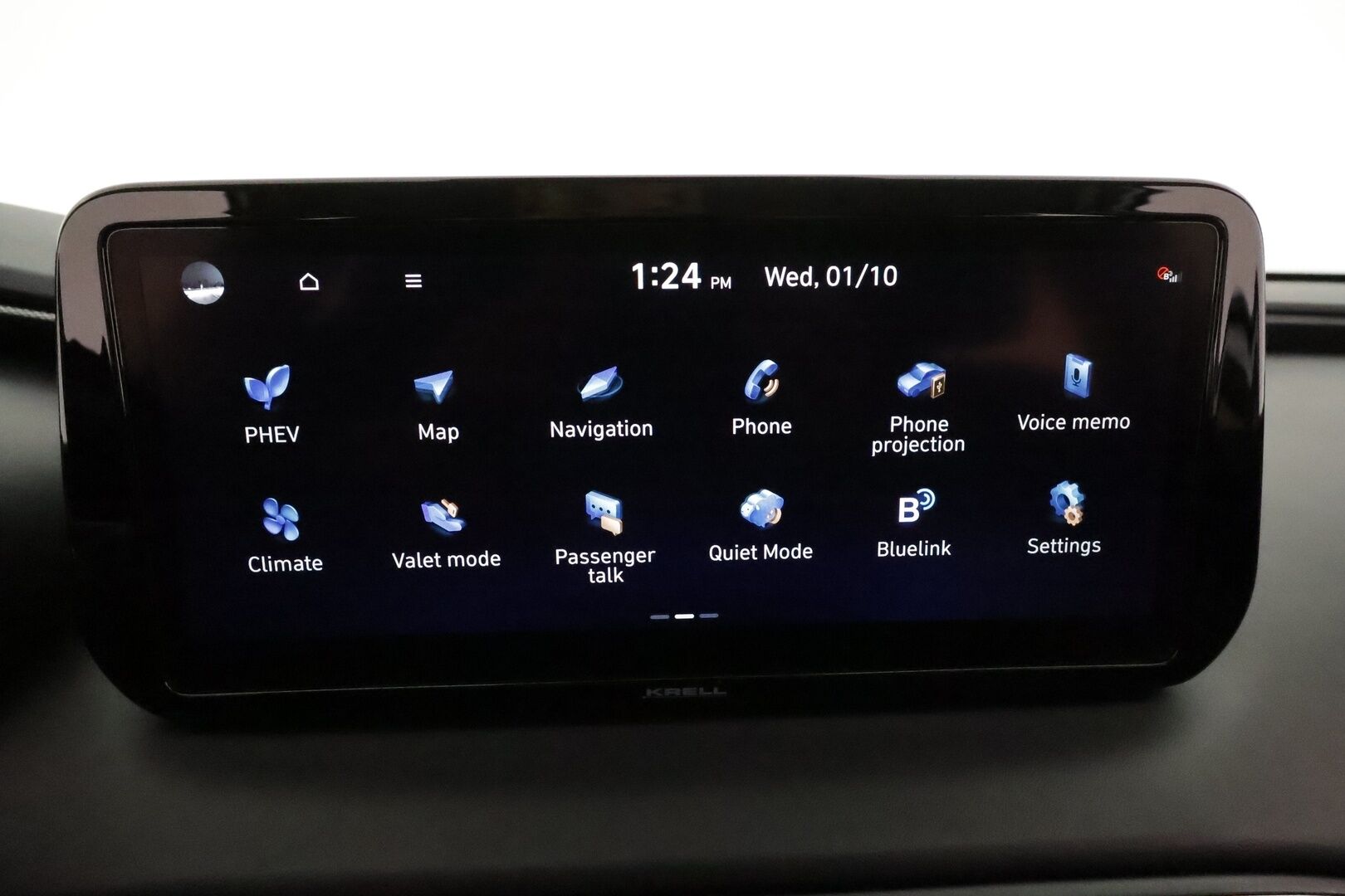 Hyundai Santa Fe 2023 1.6 T-GDI 265 hv Plug in 4WD 6AT Premium 7P *ACC / HUD / 360° / Muistipenkki / Ilmastoidut nahat / Navi / LED / KeylessGo* - KRELL / 1.Om Suomi-auto / Kahdet renkaat aluvanteilla / Merkkihuollettu