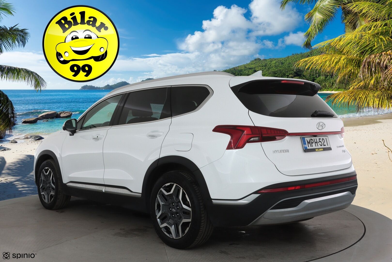 Hyundai Santa Fe 2023 1.6 T-GDI 265 hv Plug in 4WD 6AT Premium 7P *ACC / HUD / 360° / Muistipenkki / Ilmastoidut nahat / Navi / LED / KeylessGo* - KATSO KAMPANJAHINTA! / SoH 98,7% / 1.Om Suomi-auto / Kahdet renkaat aluvanteilla / Merkkihuollettu / Viimeisin huolto 44tkm - Osta nyt, maksa vasta ensi vuonna