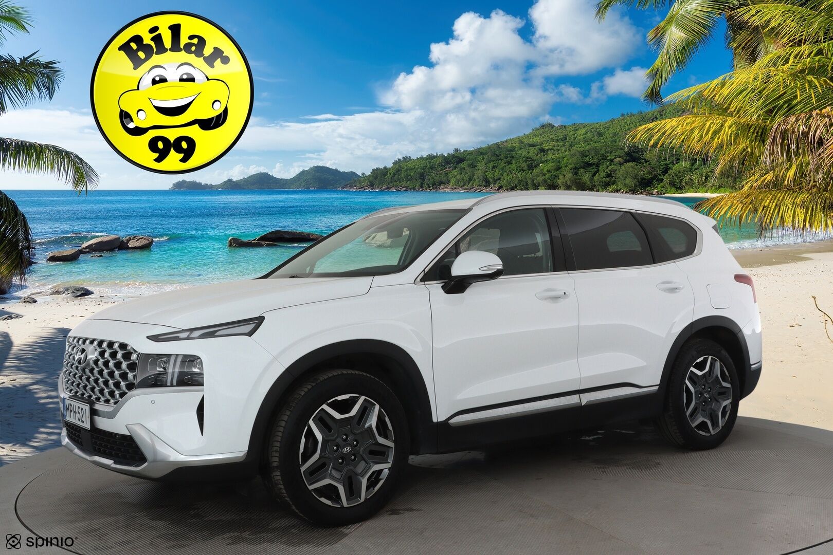 Hyundai Santa Fe 2023 1.6 T-GDI 265 hv Plug in 4WD 6AT Premium 7P *ACC / HUD / 360° / Muistipenkki / Ilmastoidut nahat / Navi / LED / KeylessGo* - KATSO KAMPANJAHINTA! / SoH 98,7% / 1.Om Suomi-auto / Kahdet renkaat aluvanteilla / Merkkihuollettu / Viimeisin huolto 44tkm - Osta nyt, maksa vasta ensi vuonna