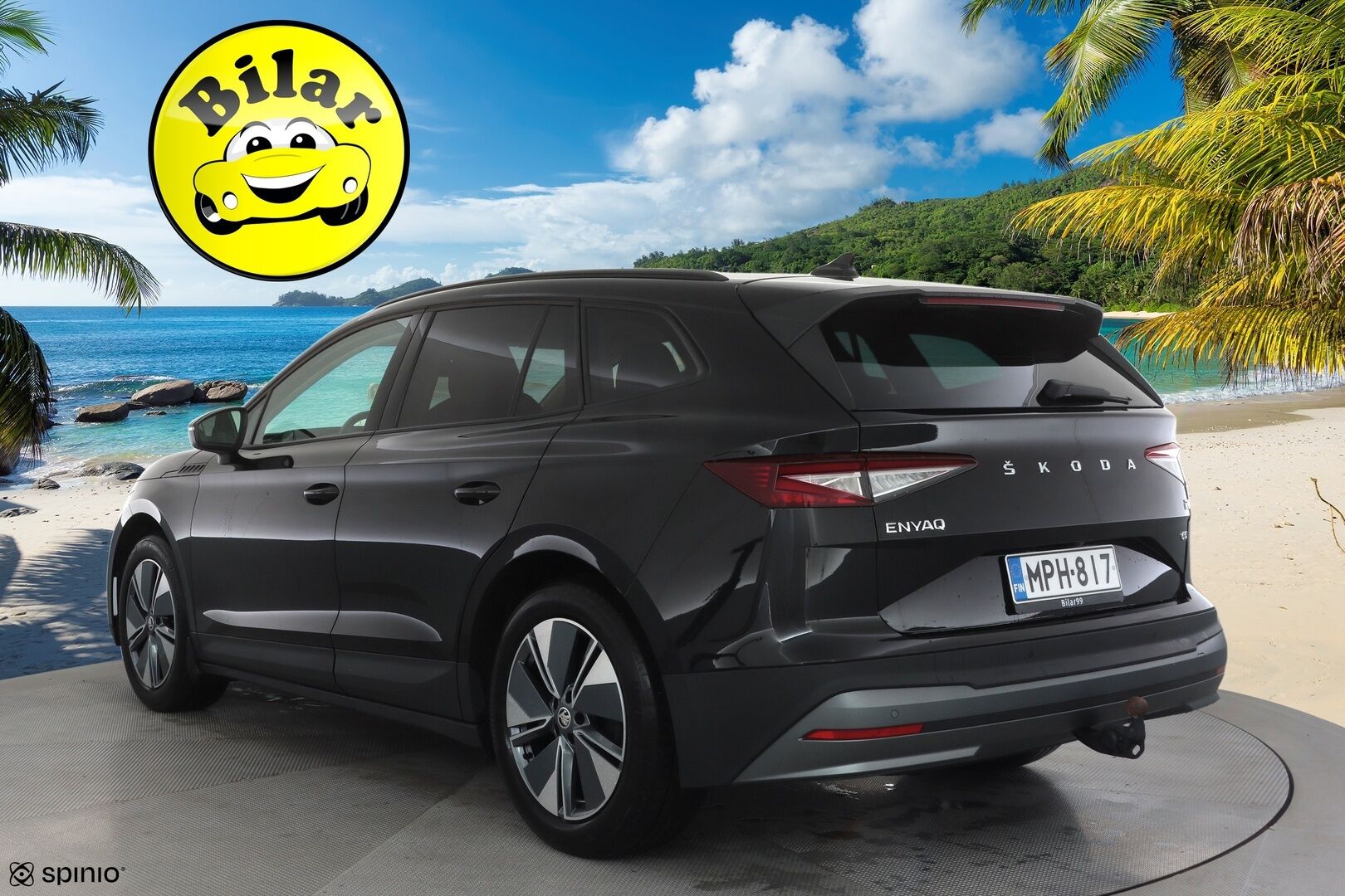 Skoda Enyaq 2023 60 Style iV - | ACC | ILP | Koukku | HUD | Matrix | Canton | Crystal face | Muistipenkki | P.kamera | Side Assist | Keyless | 2x renkaat aluin | 1-om Suomiauto | 