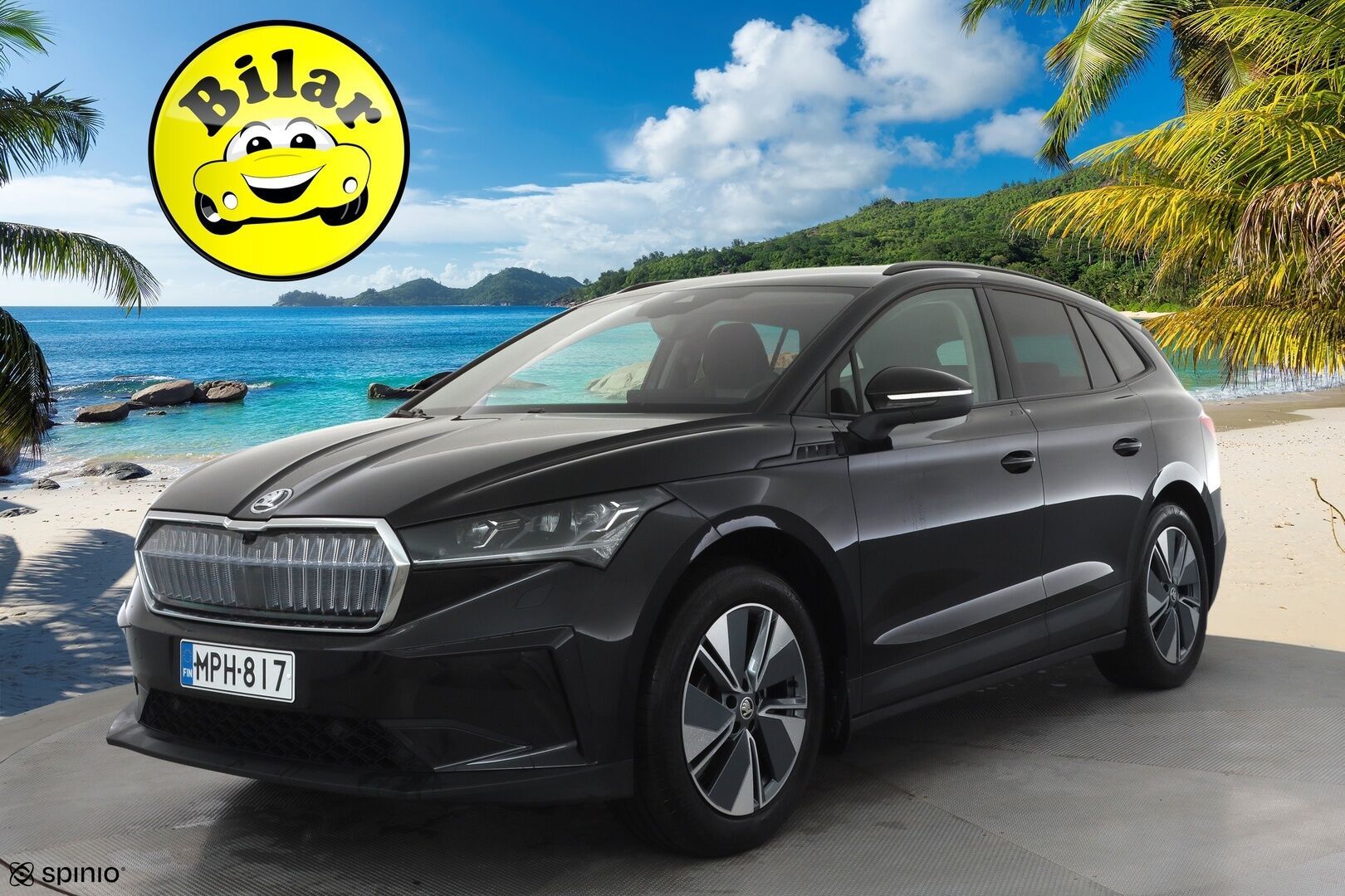Skoda Enyaq 2023 60 Style iV - | ACC | ILP | Koukku | HUD | Matrix | Canton | Crystal face | Muistipenkki | P.kamera | Side Assist | Keyless | 2x renkaat aluin | 1-om Suomiauto | 