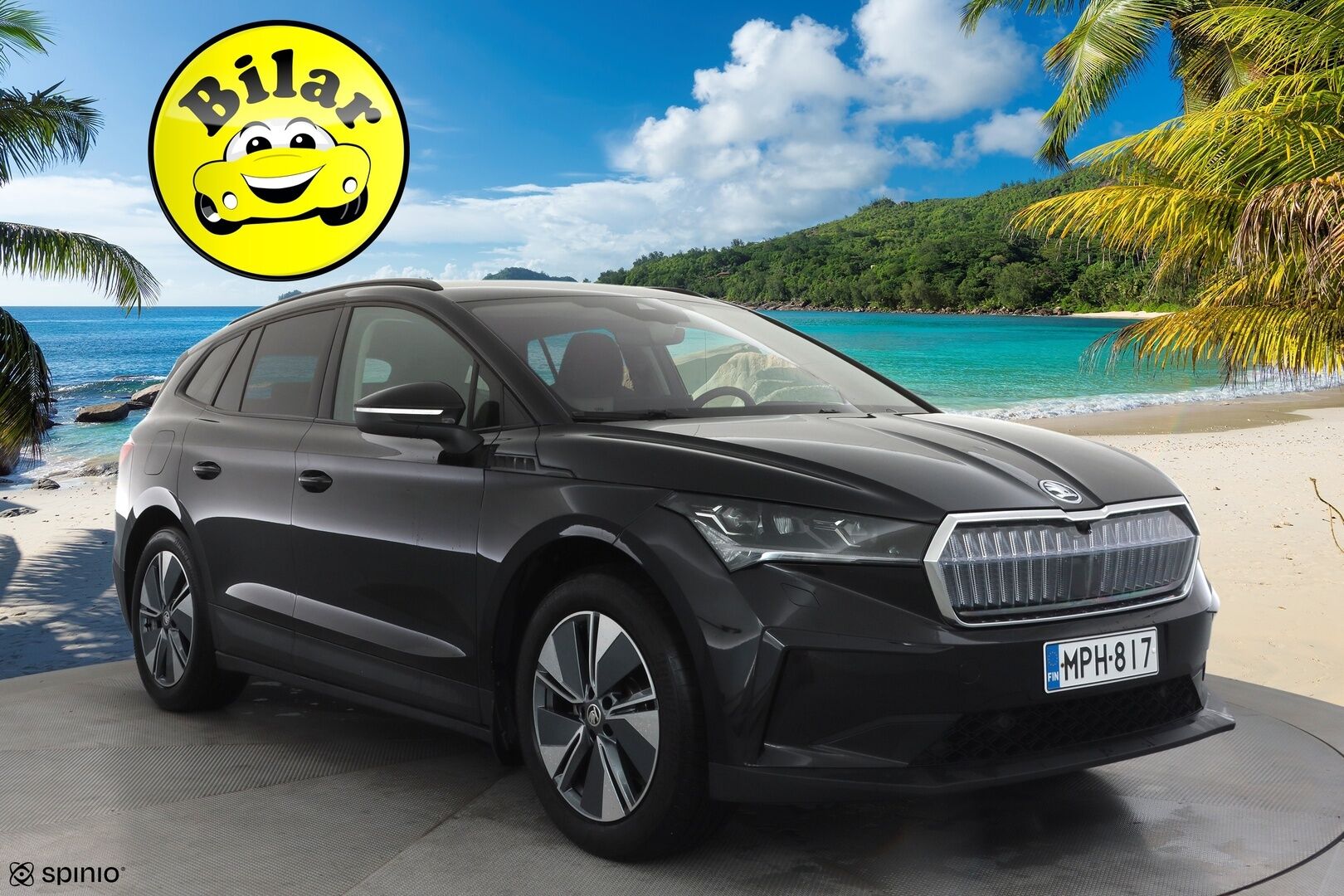 Skoda Enyaq 2023 60 Style iV - | ACC | ILP | Koukku | HUD | Matrix | Canton | Crystal face | Muistipenkki | P.kamera | Side Assist | Keyless | 2x renkaat aluin | 1-om Suomiauto | 