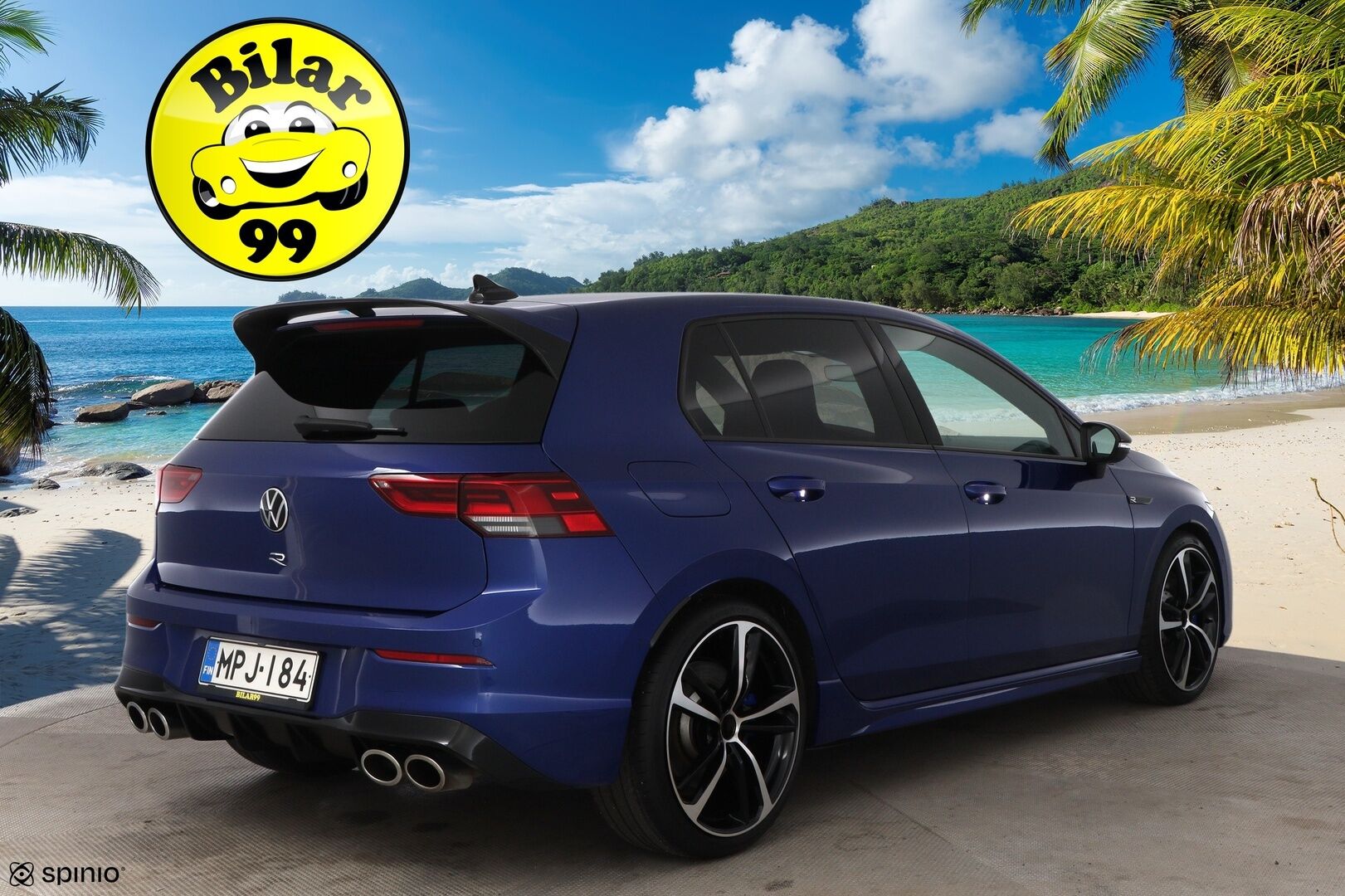 Volkswagen Golf 2021 R 2.0 TSI 235 kW 4MOTION DSG - 2,99 % KORKOTARJOUS TÄHÄN AUTOON - Adapt.Vakkari / R-Performance Paketti / Kattoluukku / Ratinlämmitys / KeylessGo / Kangas-Alcantara / Näyttävä yksilö!
