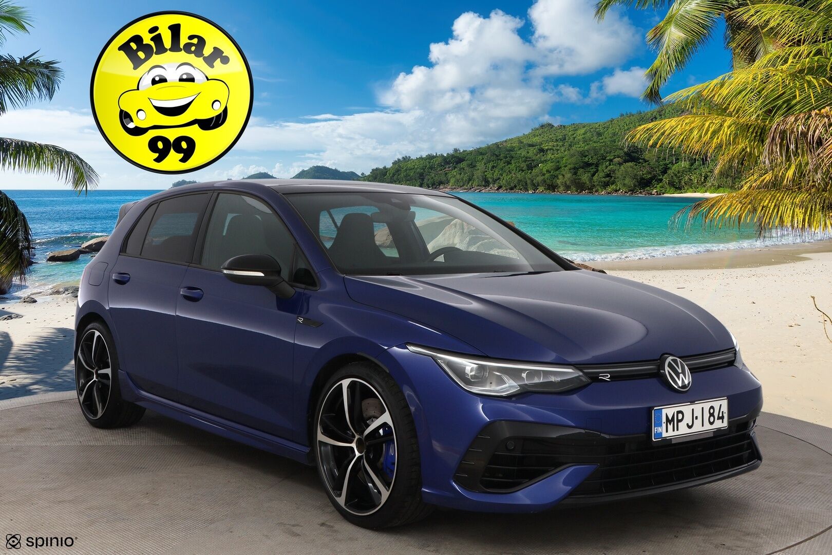 Volkswagen Golf 2021 R 2.0 TSI 235 kW 4MOTION DSG - 2,99 % KORKOTARJOUS TÄHÄN AUTOON - Adapt.Vakkari / R-Performance Paketti / Kattoluukku / Ratinlämmitys / KeylessGo / Kangas-Alcantara / Näyttävä yksilö!
