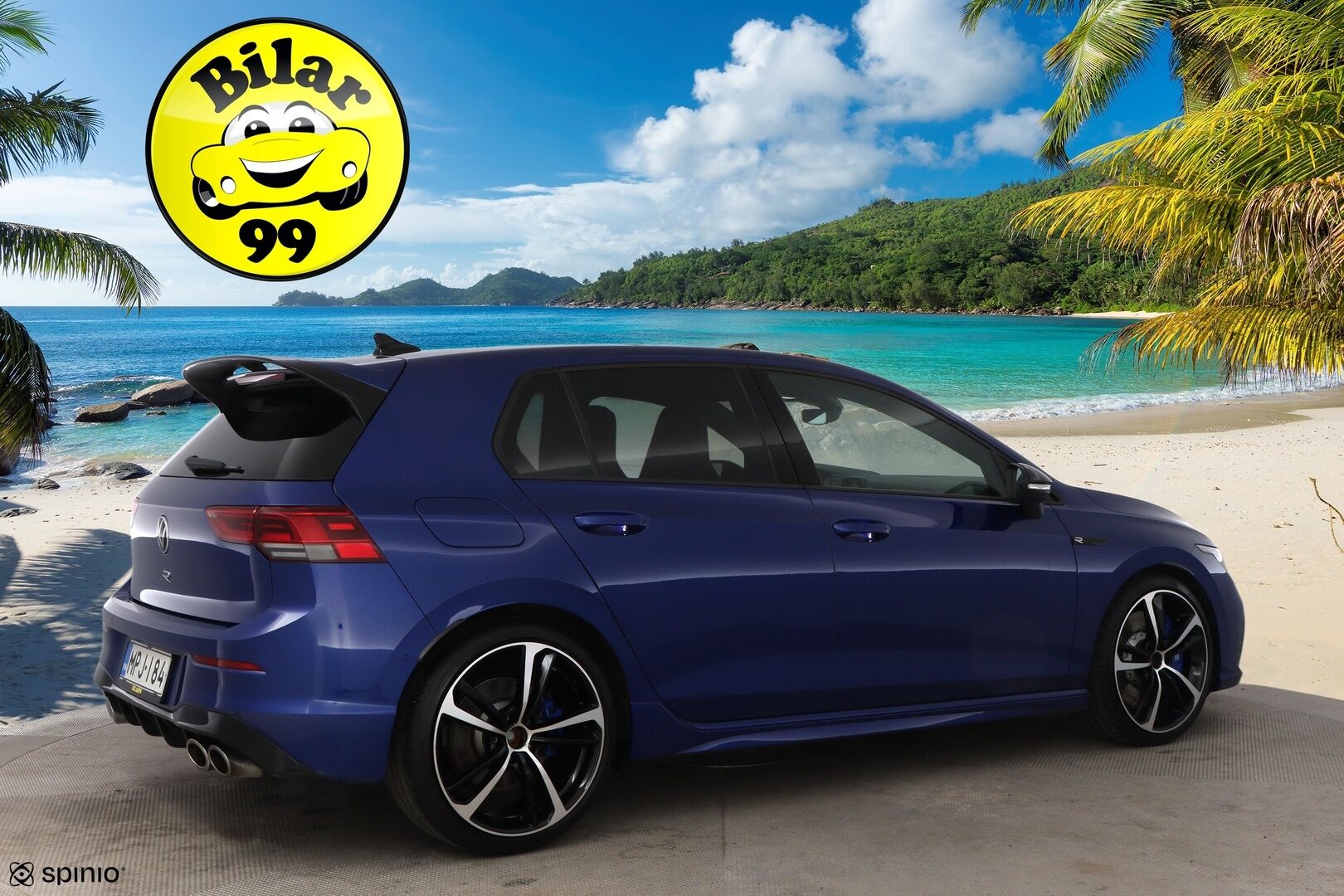 Volkswagen Golf 2021 R 2.0 TSI 235 kW 4MOTION DSG - 2,99 % KORKOTARJOUS TÄHÄN AUTOON - Adapt.Vakkari / R-Performance Paketti / Kattoluukku / Ratinlämmitys / KeylessGo / Kangas-Alcantara / Näyttävä yksilö!