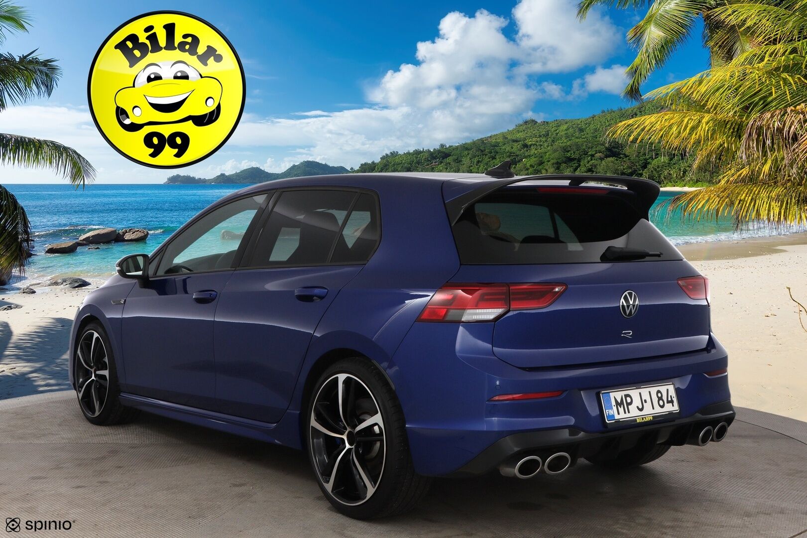 Volkswagen Golf 2021 R 2.0 TSI 235 kW 4MOTION DSG - 2,99 % KORKOTARJOUS TÄHÄN AUTOON - Adapt.Vakkari / R-Performance Paketti / Kattoluukku / Ratinlämmitys / KeylessGo / Kangas-Alcantara / Näyttävä yksilö!