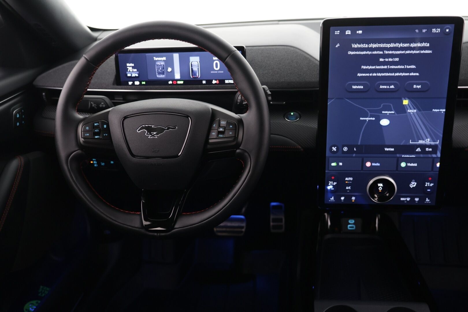 Ford MUSTANG MACH-E 2022 351hv AWD *ACC / Muistipenkit / BLISS / Kessy / Nahkasisusta * - Huippuvarusteet / Sopu kilsat / Iso akku - HULLUT AVAJAISHULINAT KORKOTARJOUS 3,29 %