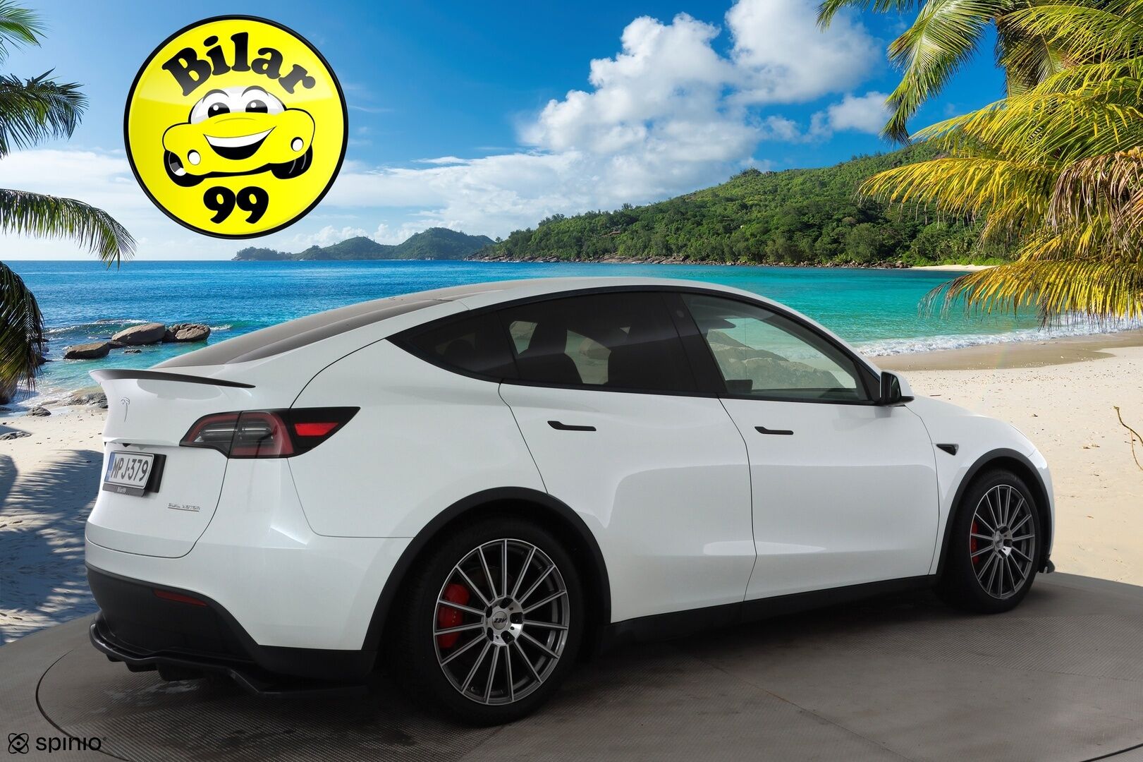 Tesla Model Y 2024 Long Range Dual Motor * Koukku / Lasikatto / ILP / ACC / Matrix-LED / Muistipenkki / P.kamera / Premium Audio * - Suomi-auto / 2x Latauskaapelit / Kahdet renkaat aluvanteilla 