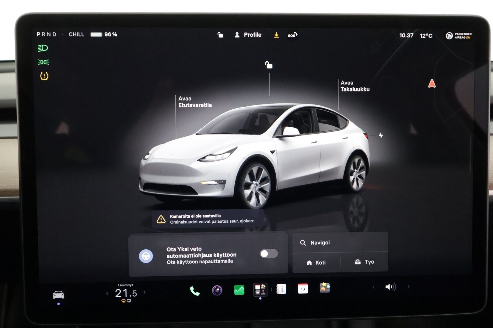 Tesla Model Y 2024 RWD - | ACC | ILP | Koukku | Ryzen | Matrix-LED | Premium Audio | Lasikatto | Sähkönahat | Muistipenkki | P.kamera | 2x renkaat aluin | 1-om suomiauto | 