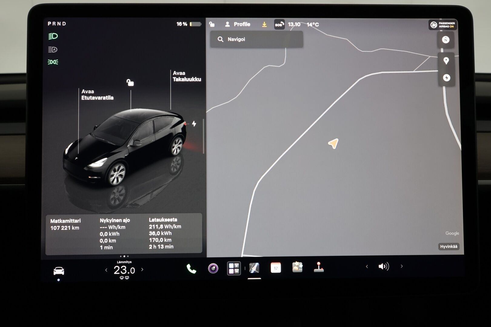 Tesla Model Y 2024 RWD - | ACC | ILP | Koukku | Ryzen | Matrix-LED | Premium audio | Lasikatto | Sähkönahat | Muistipenkki | P.kamera | Autosteer | 2x renkaat aluin | 