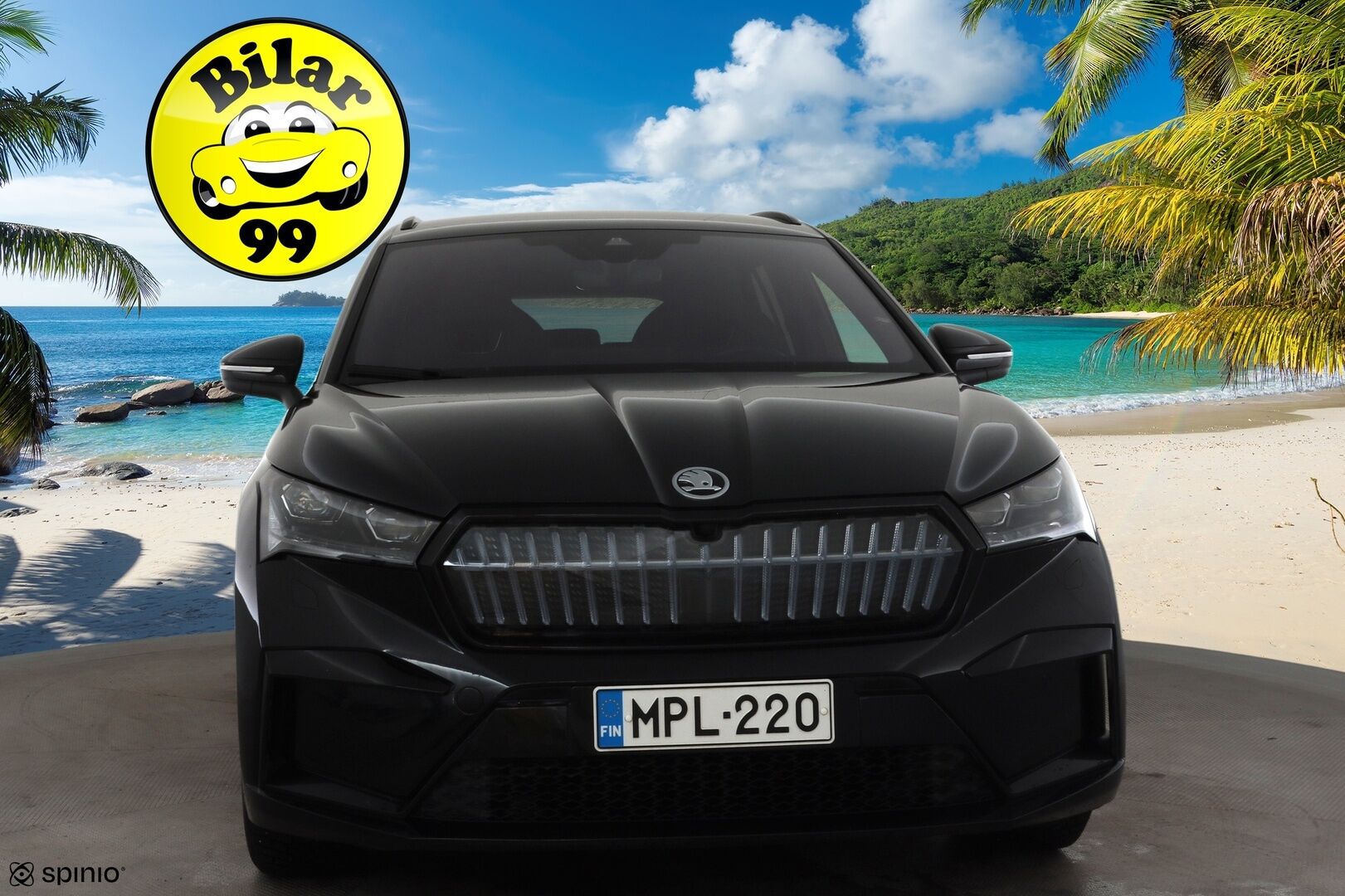 Skoda Enyaq 2023 80x 4x4 SportLine iV * ILP / HUD / ACC / Koukku / Matrix-LED / Muistipenkki / P.kamera / Keyless / Apple & Android  * - 1.Om Suomi-auto / Akku kuntotarkastettu SoH 95,4% / Merkkihuollettu / Kahdet Renkaat