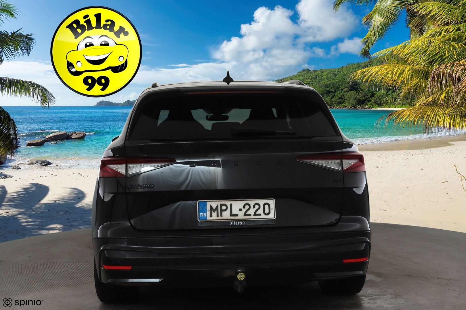 Skoda Enyaq 2023 80x 4x4 SportLine iV * ILP / HUD / ACC / Koukku / Matrix-LED / Muistipenkki / P.kamera / Keyless / Apple & Android  * - 1.Om Suomi-auto / Akku kuntotarkastettu SoH 95,4% / Merkkihuollettu / Kahdet Renkaat