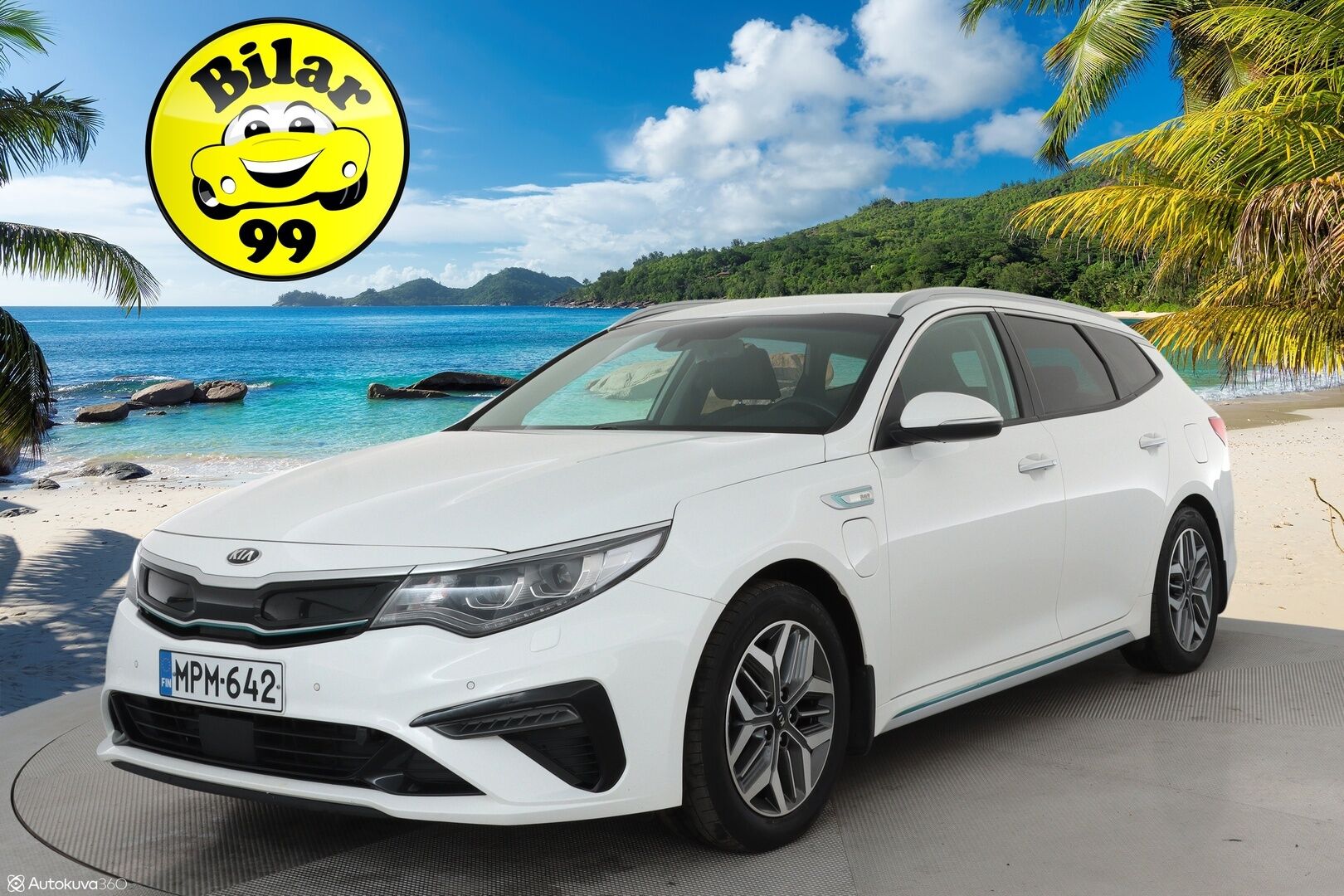 Kia Optima 2020 2,0 GDI PHEV Business Luxury SW A/T **H&K / Koukku / Adapt. vakkari / Lohko / Ilmastoidut penkit /  Keyless / P.kamera / Apple&Android** - Merkkihuollettu / 