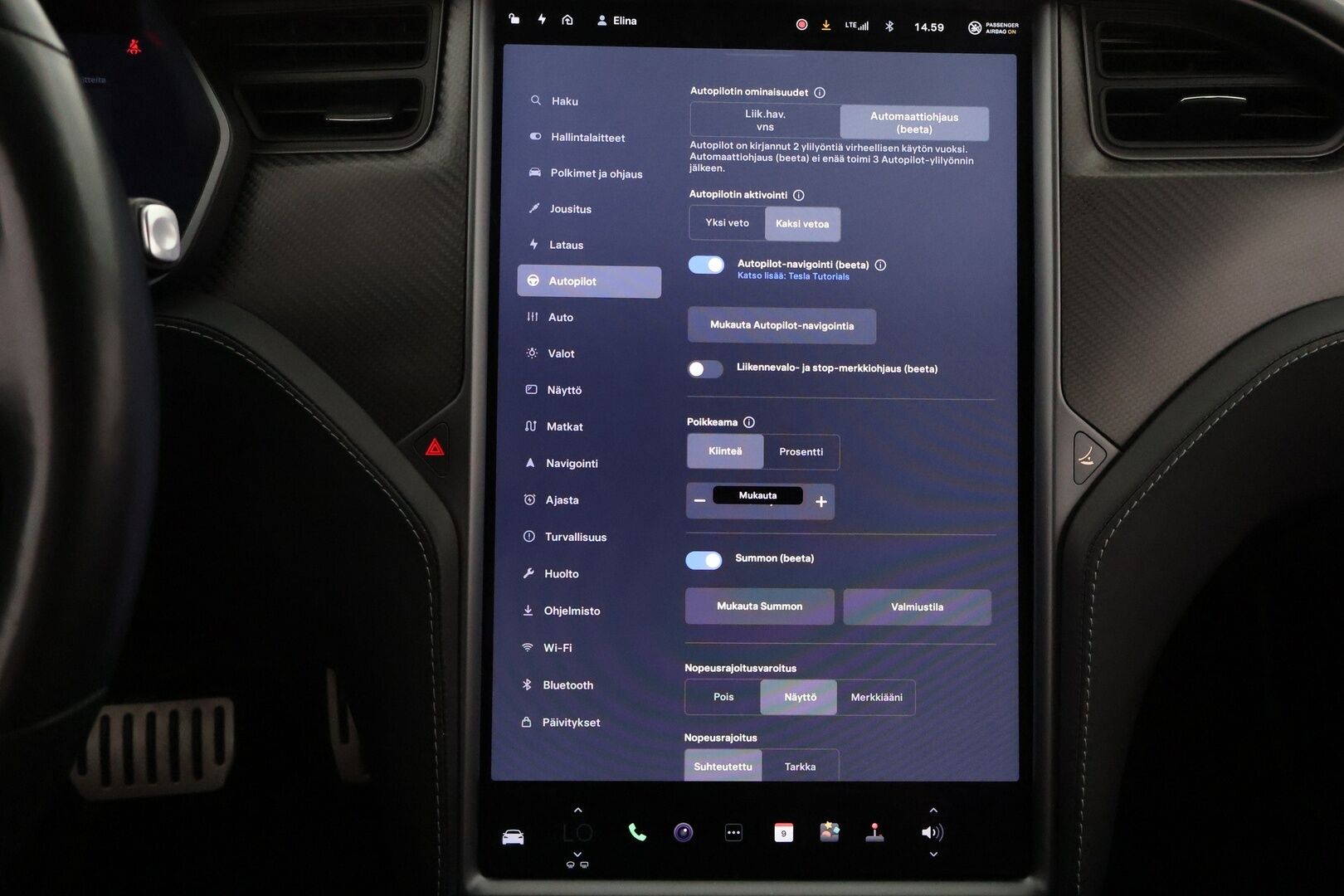 Tesla Model S 2020 Dual Motor Performance Ludicrous Raven - 3,99 % KORKOTARJOUS TÄHÄN AUTOON - FSD / CCS / Musta Nahkasisusta / Premium Audio / Ilma-alusta / Lasikatto / Carbon paketti / 2x renkaat vanteilla / Juuri saapunut!