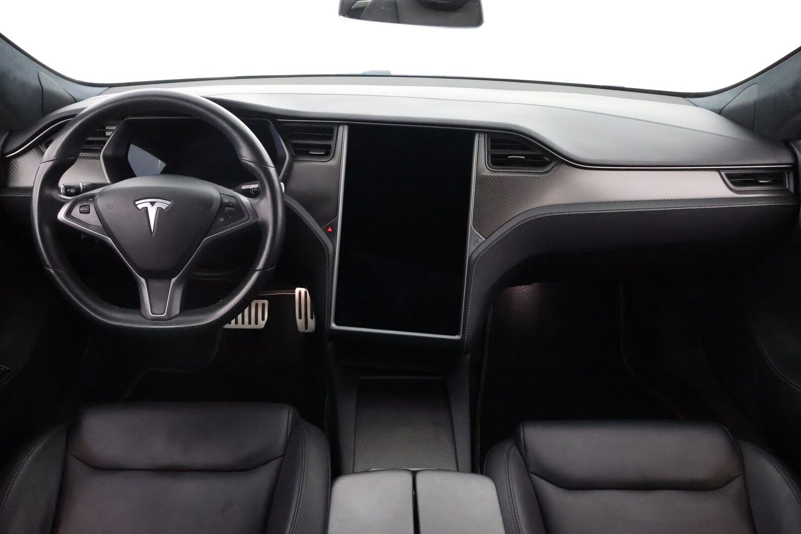 Tesla Model S 2020 Dual Motor Performance Ludicrous Raven - 3,99 % KORKOTARJOUS TÄHÄN AUTOON - FSD / CCS / Musta Nahkasisusta / Premium Audio / Ilma-alusta / Lasikatto / Carbon paketti / 2x renkaat vanteilla / Juuri saapunut!