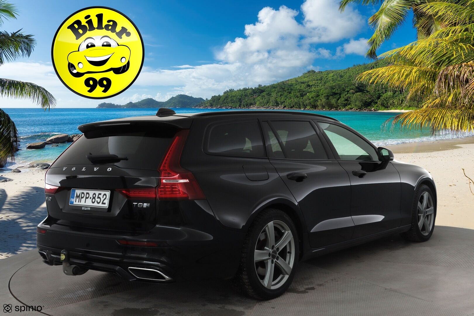 Volvo V60 2020 T8 TwE AWD R-Design aut * Panorama / Webasto / Koukku / ACC / Full-LED / P.kamera / Sporttipenkki Muistilla / Navi * - 2x Latauskaapelit / Kahdet renkaat - Osta nyt, maksa vasta ensi vuonna