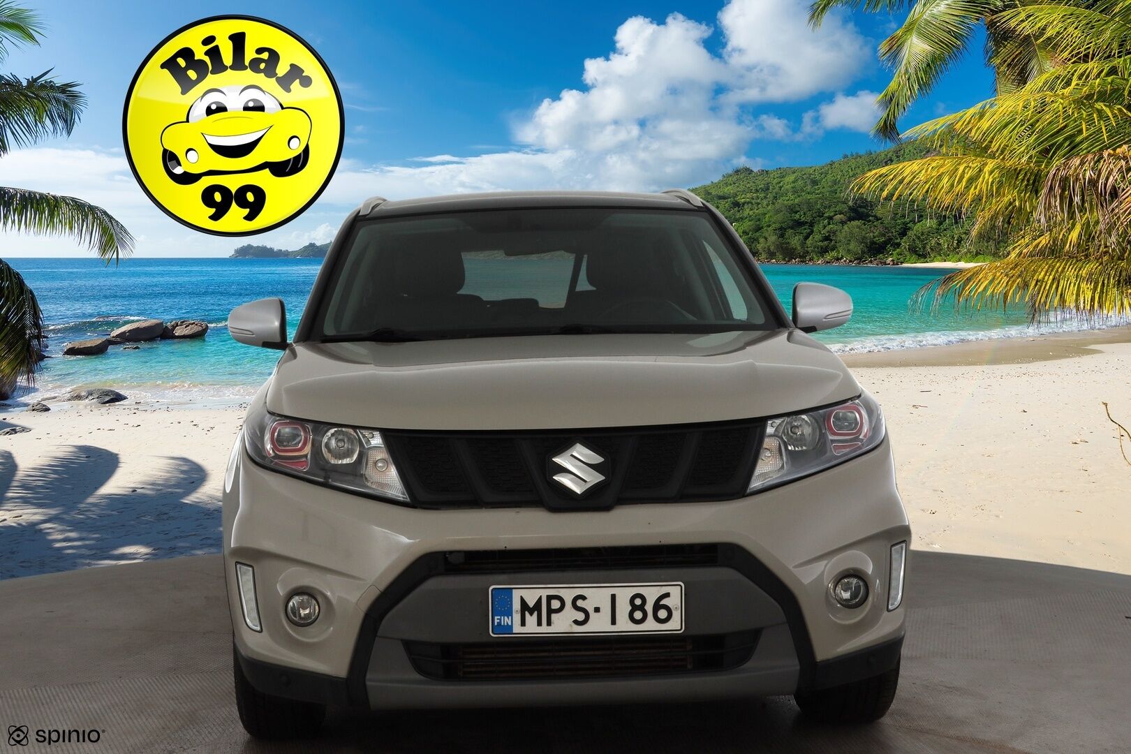 SUZUKI VITARA 2017 1,4 BOOSTERJET AllGrip 4WD S 6AT 140hv * ACC / P.kamera / LED / Navi / KeylessGo / Lohkolämmitin / Puolinahat / Koukku * - Kahdet renkaat aluvanteilla - HULLUT VÄLIPÄIVÄT KORKOTARJOUS 2,49%