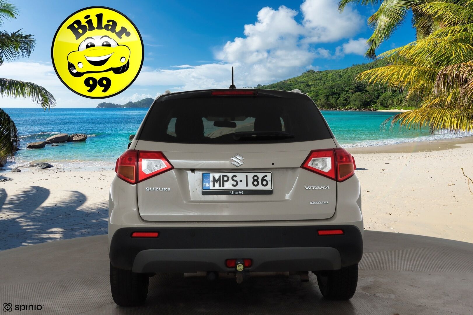 SUZUKI VITARA 2017 1,4 BOOSTERJET AllGrip 4WD S 6AT 140hv * ACC / P.kamera / LED / Navi / KeylessGo / Lohkolämmitin / Puolinahat / Koukku * - Kahdet renkaat aluvanteilla - HULLUT VÄLIPÄIVÄT KORKOTARJOUS 2,49%