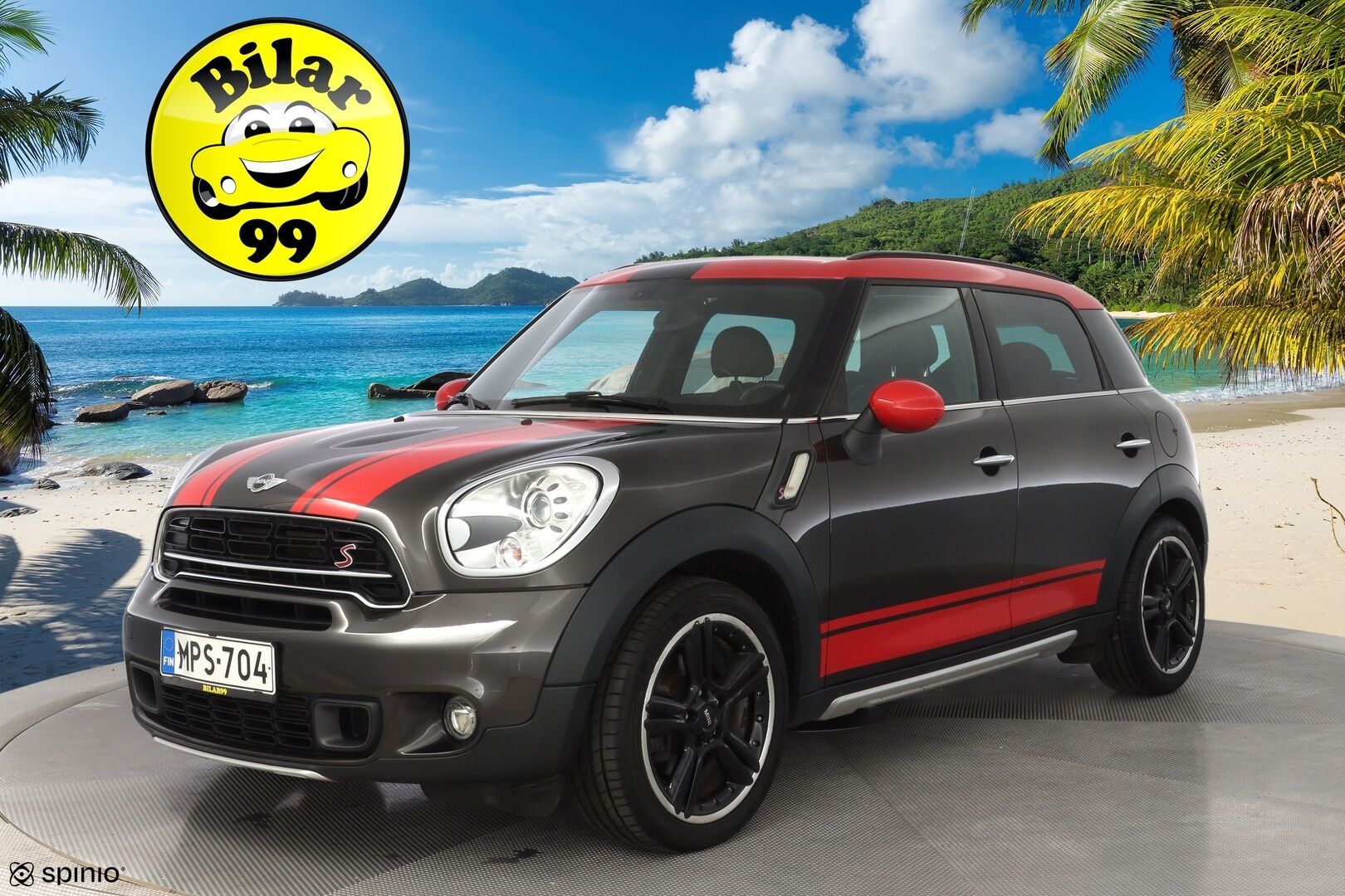 Mini Countryman 2015 Cooper S ALL4 A Sport Lane * Vakkari / Tutkat / Kattoluukku / Nahat / Lämpölasi * - Kahdet renkaat / Viimeisin huolto 9 / 25 / Ketju vaihdettu ennakoivasti / Puhdas Carvertical / NELIVETO